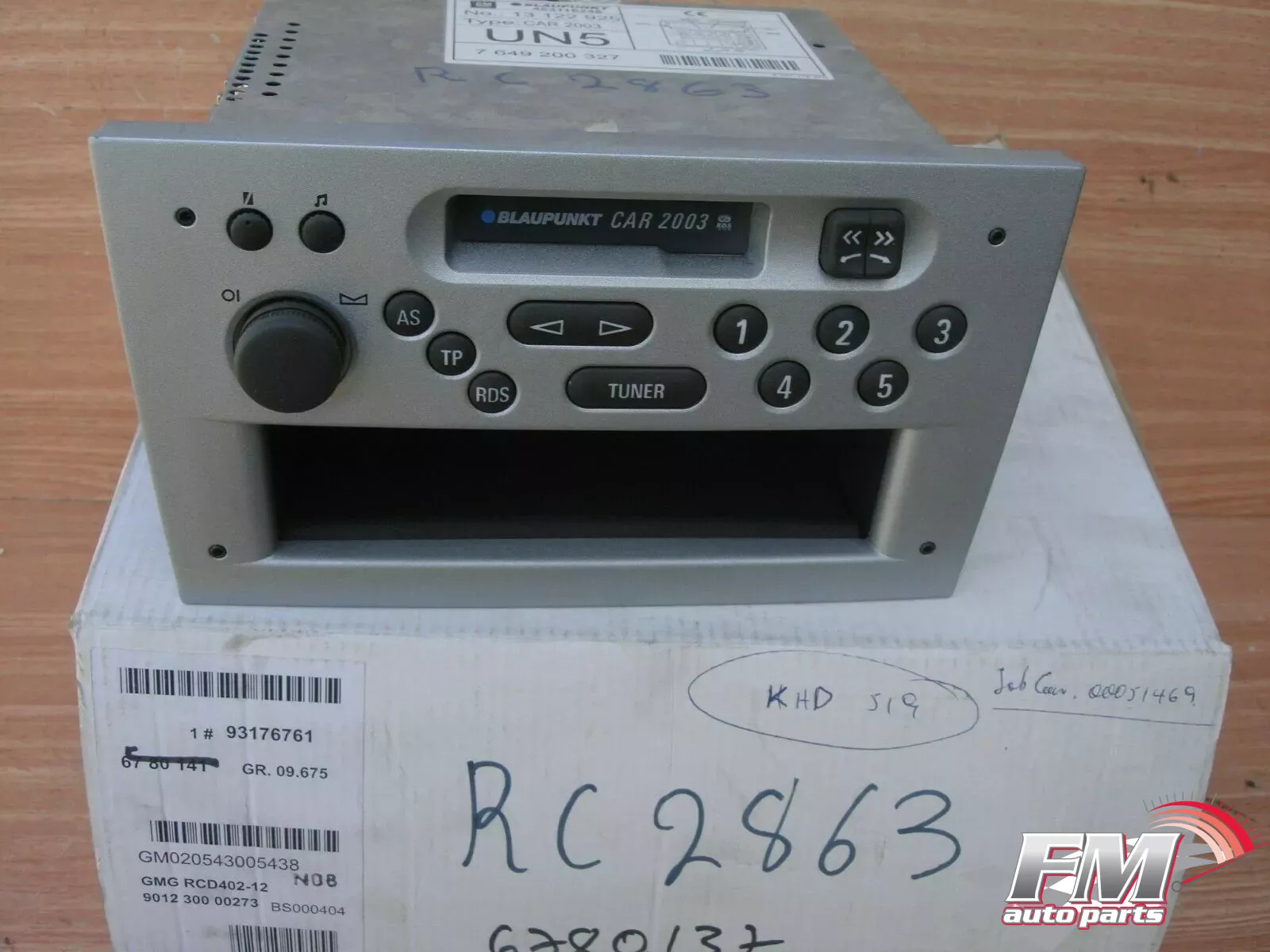 Radio & Cassette Player fits Opel Vauxhall Meriva A Corsa C 93176740 Genuine Radio & Cassette Player fits Opel Vauxhall Meriva A Corsa C 93176740 Genuine