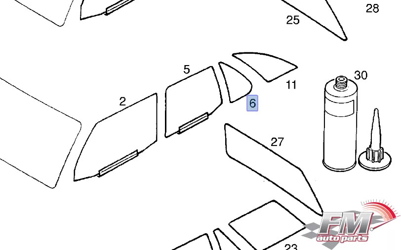 Window Rear Door Left Fixed Clear fits Opel Ascona C Vauxhall Cavalier Genuine 90035297 Window Rear Door Left Fixed Clear fits Opel Ascona C Vauxhall Cavalier Genuine 90035297