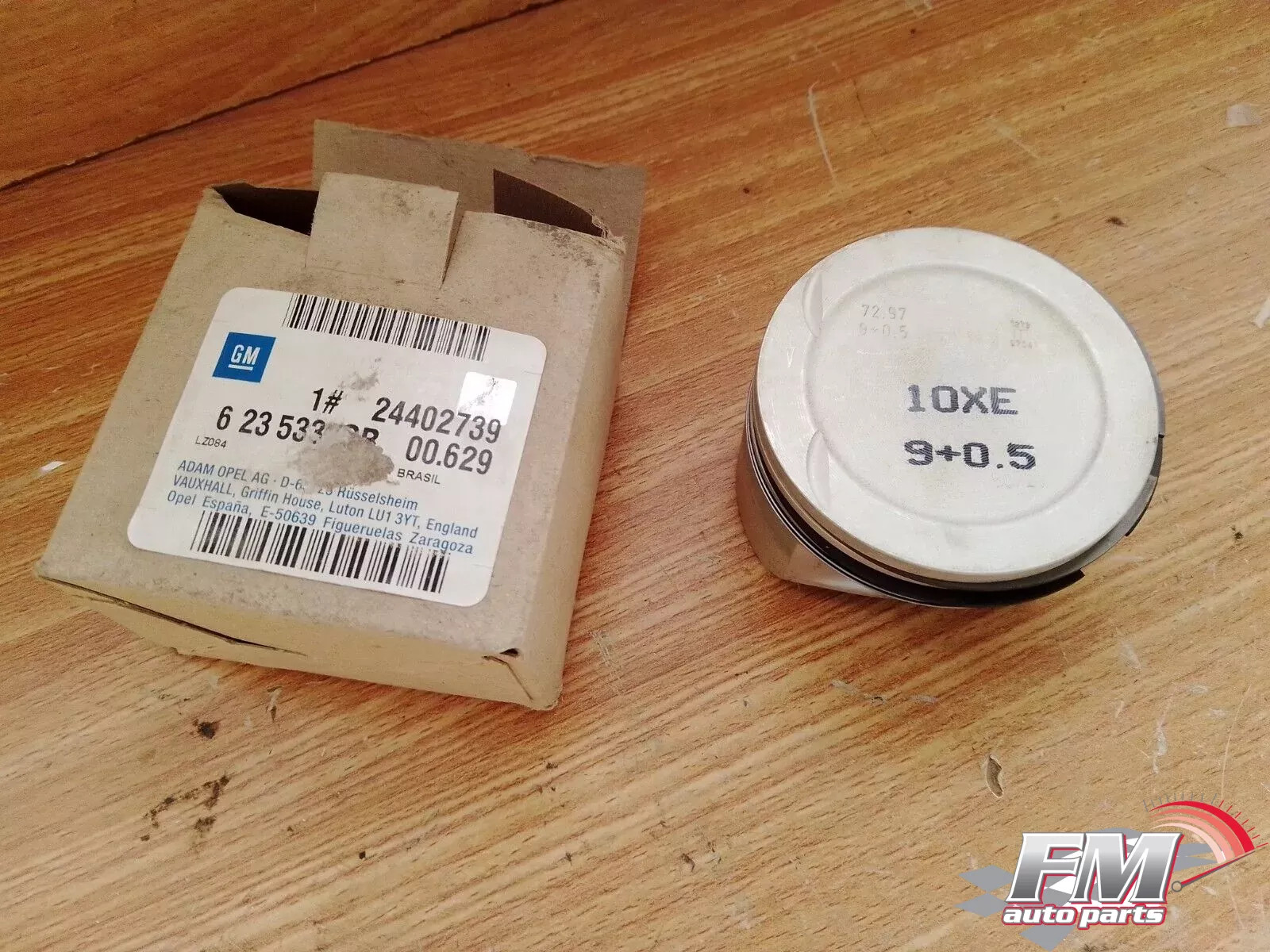 Piston fits Opel Vauxhall Corsa B C Agila A Z10XE +0.50mm Oversize Genuine 24402739 Piston fits Opel Vauxhall Corsa B C Agila A Z10XE +0.50mm Oversize Genuine 24402739