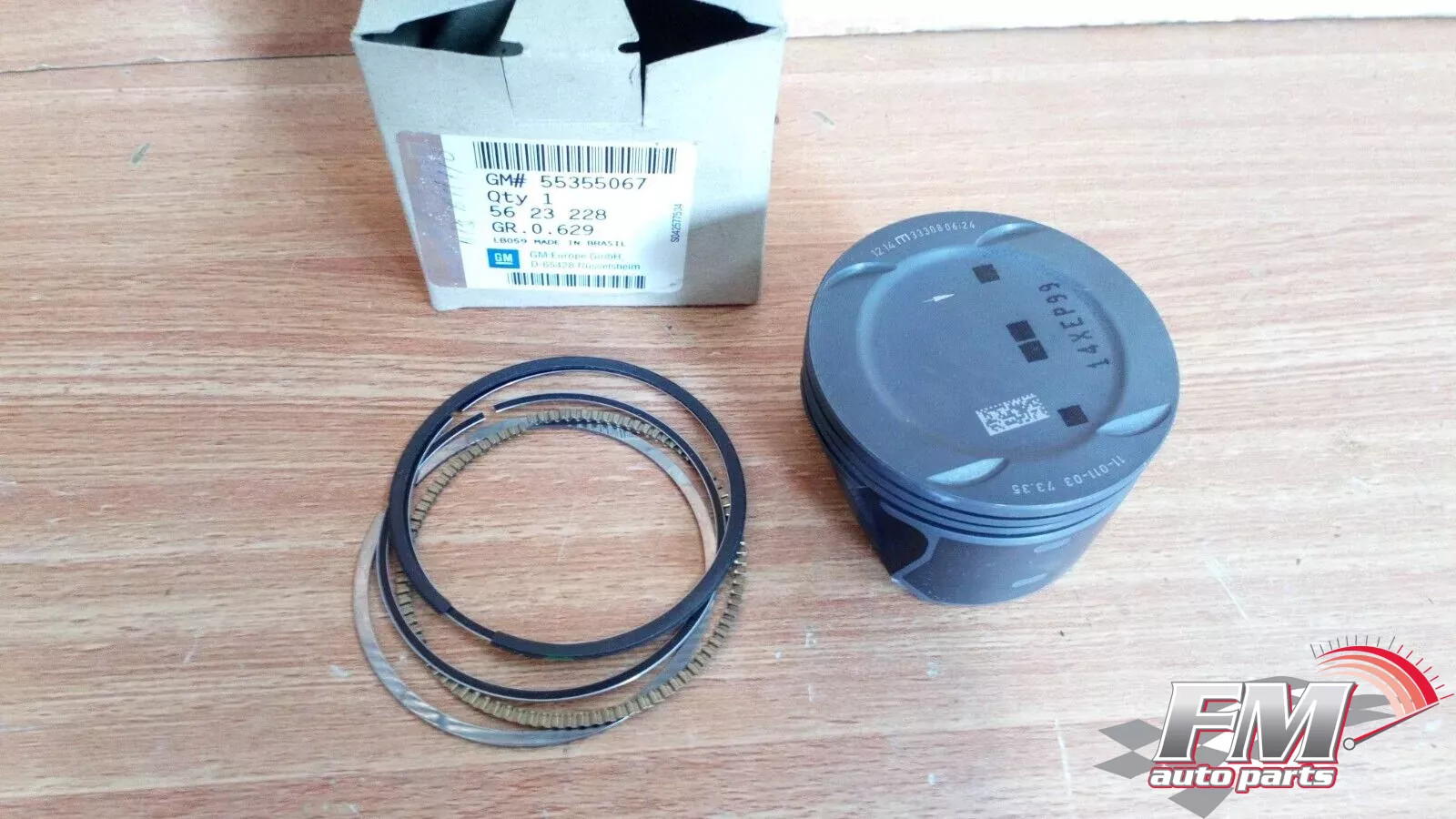 Piston fits Opel Vauxhall Z14XEP Z14XEL STD 55355067 Genuine Piston fits Opel Vauxhall Z14XEP Z14XEL STD 55355067 Genuine