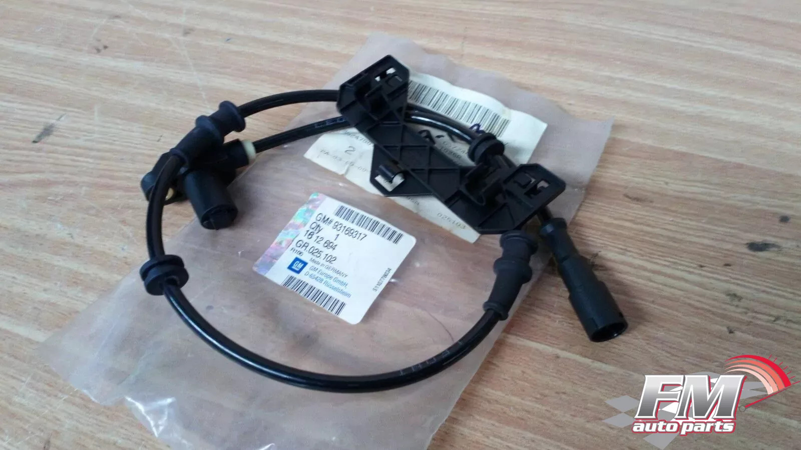 ABS Speed Sensor Front fits Opel Vauxhall Vectra B 93169317 Genuine ABS Speed Sensor Front fits Opel Vauxhall Vectra B 93169317 Genuine