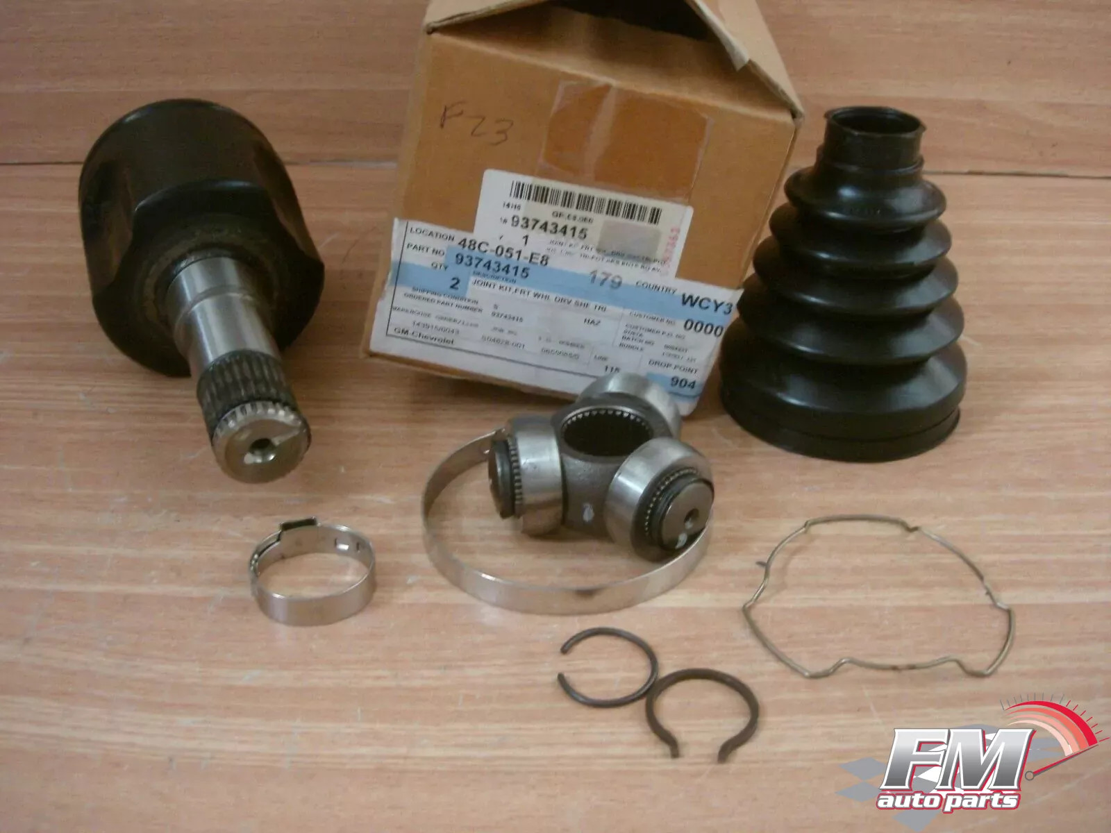 CV Joint Inner fits Chevrolet Captiva Opel Antara 93743415 Genuine CV Joint Inner fits Chevrolet Captiva Opel Antara 93743415 Genuine