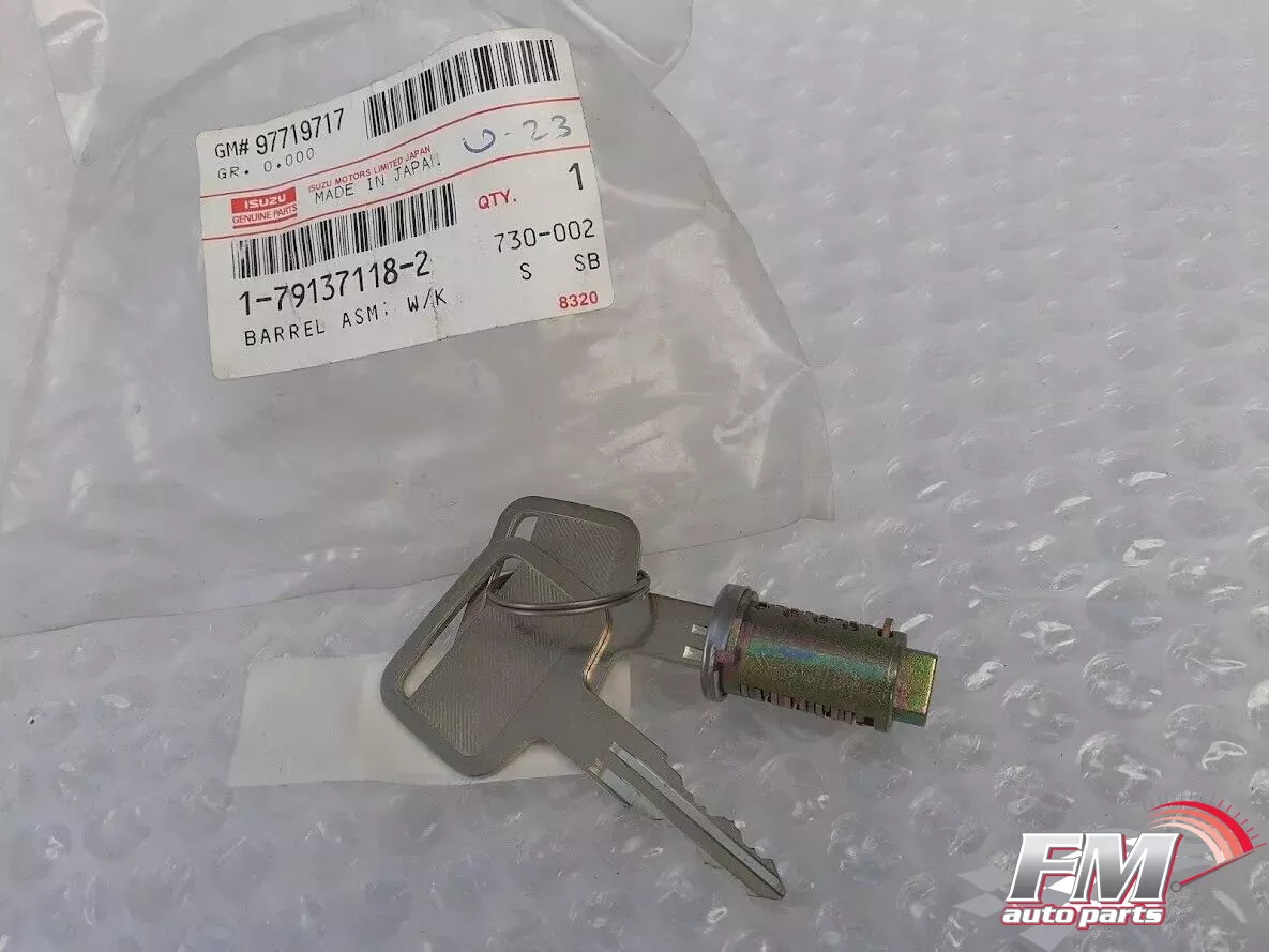 Lock Barrel and Key Steering fits Isuzu Bus Truck 1791371182 Genuine Lock Barrel and Key Steering fits Isuzu Bus Truck 1791371182 Genuine