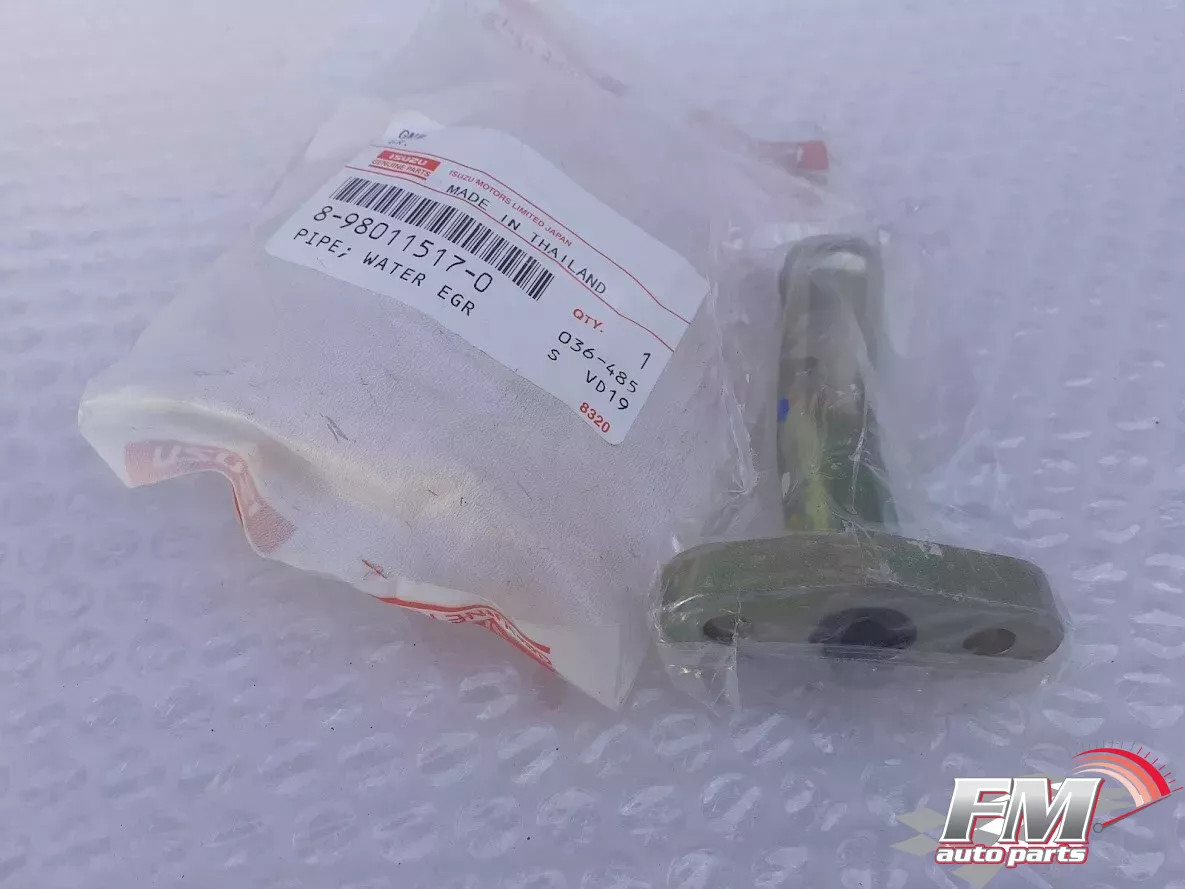 EGR Valve Water Pipe fits Isuzu Dmax D-Max Rodeo Denver 8980115170 Genuine EGR Valve Water Pipe fits Isuzu Dmax D-Max Rodeo Denver 8980115170 Genuine