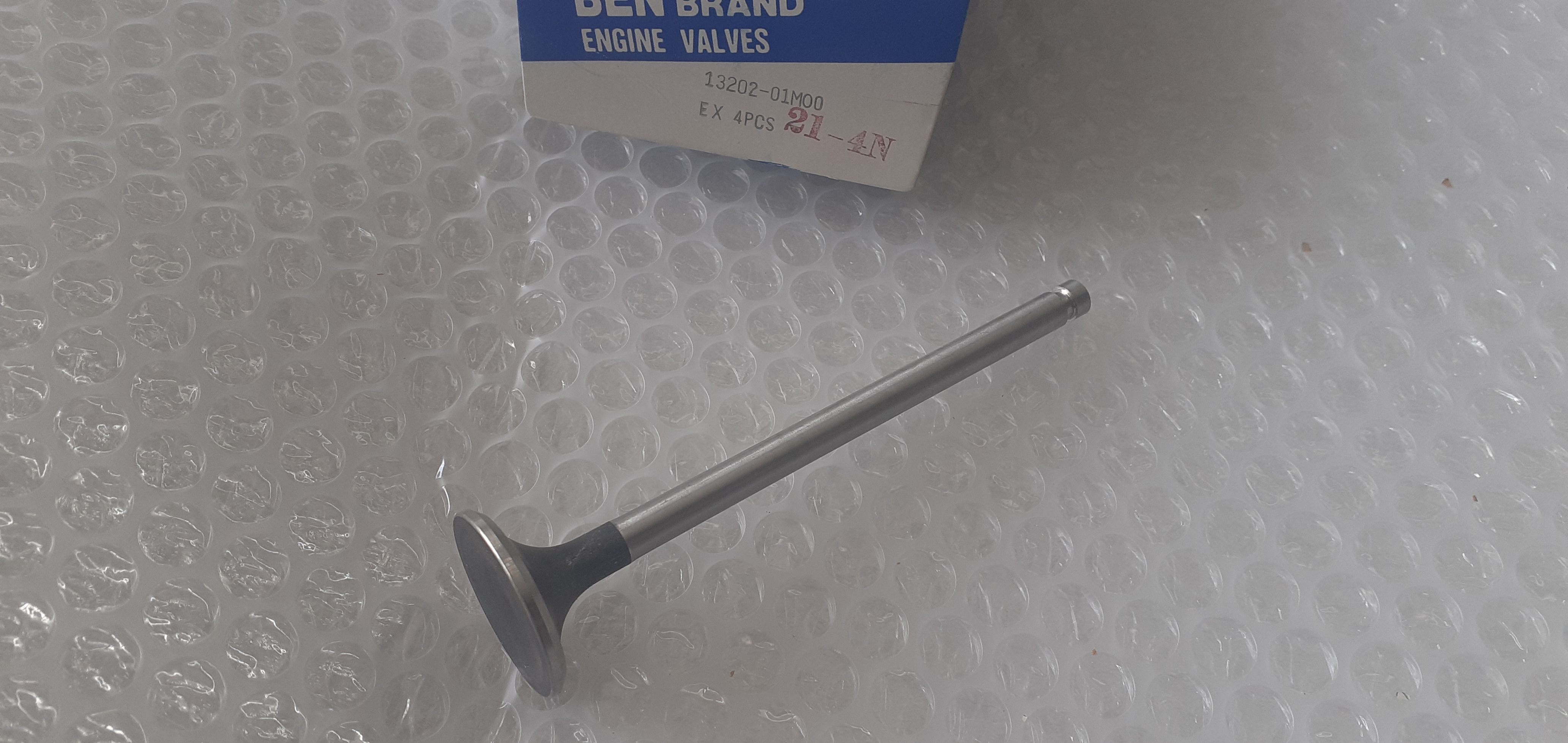 4x Exhaust Valve fits Nissan E13 E15 30x7x118.2 13202-01M00