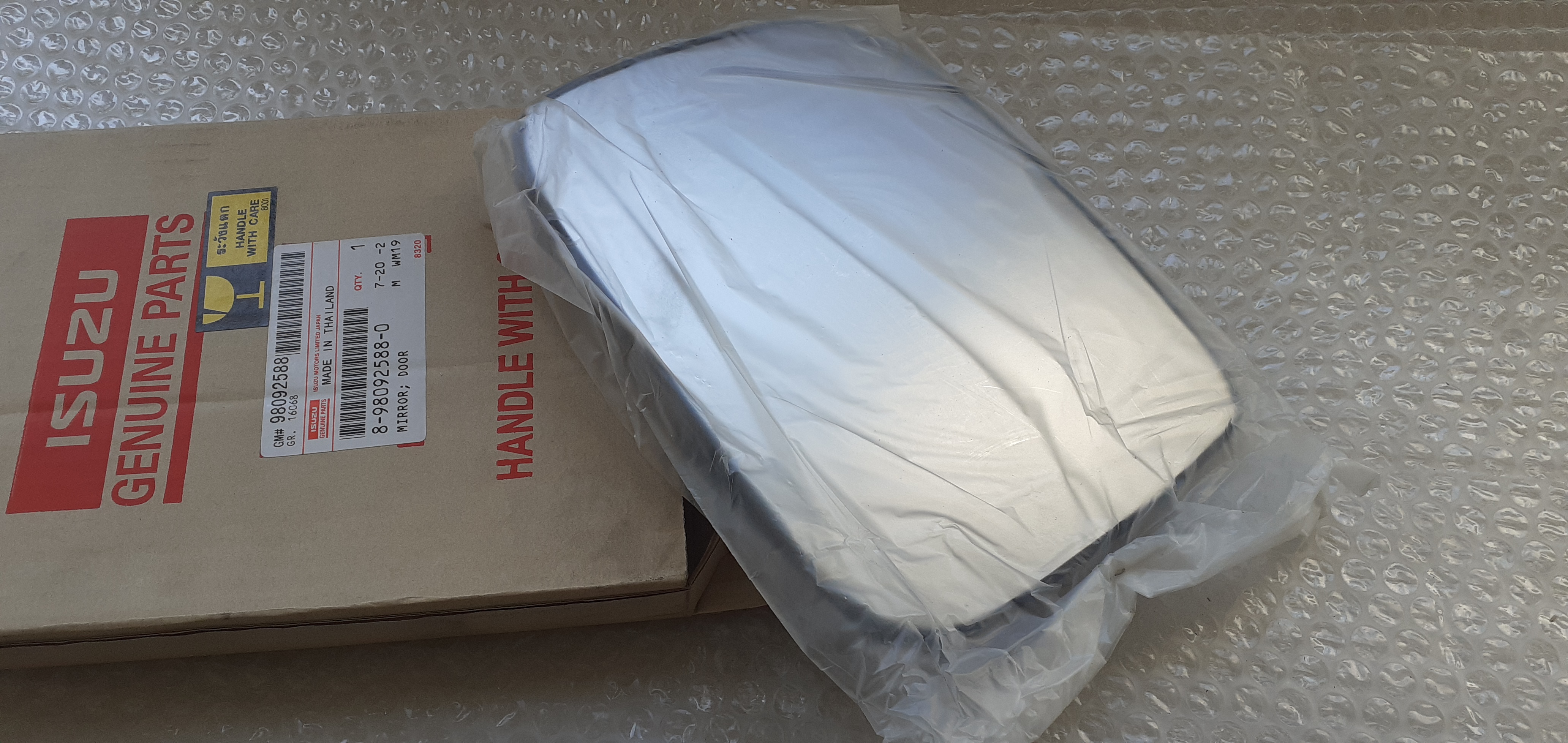 Wing Mirror Glass Left fits Isuzu Dmax D-Max Rodeo Denver 8980925880 Genuine Wing Mirror Glass Left fits Isuzu Dmax D-Max Rodeo Denver 8980925880 Genuine