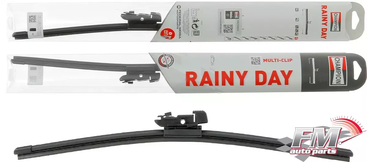 Champion Rainy Day Flat Wiper Blade 60cm 600mm 24 inches with Spoiler RDF60/B01 Champion Rainy Day Flat Wiper Blade 60cm 600mm 24 inches with Spoiler RDF60/B01
