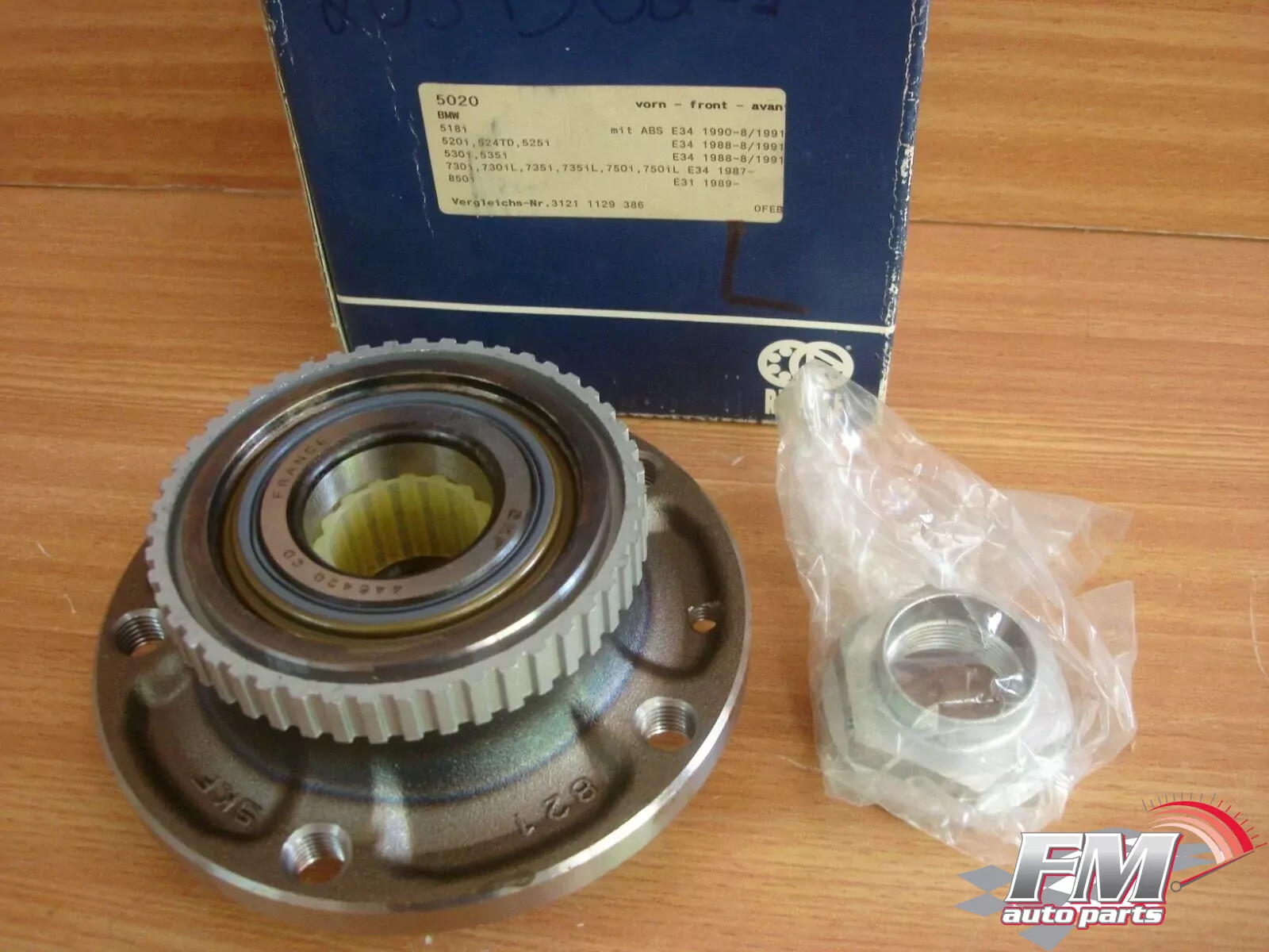 Wheel Hub Bearing Front fits BMW 5 E34 7 E32 8 E31 31211129386 D=97mm 31-21-1-129-386 Wheel Hub Bearing Front fits BMW 5 E34 7 E32 8 E31 31211129386 D=97mm 31-21-1-129-386