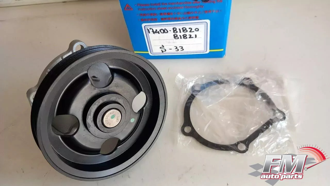 Water Pump fits Suzuki Jimny JB23W K6A 660cc S-33 Water Pump fits Suzuki Jimny JB23W K6A 660cc S-33
