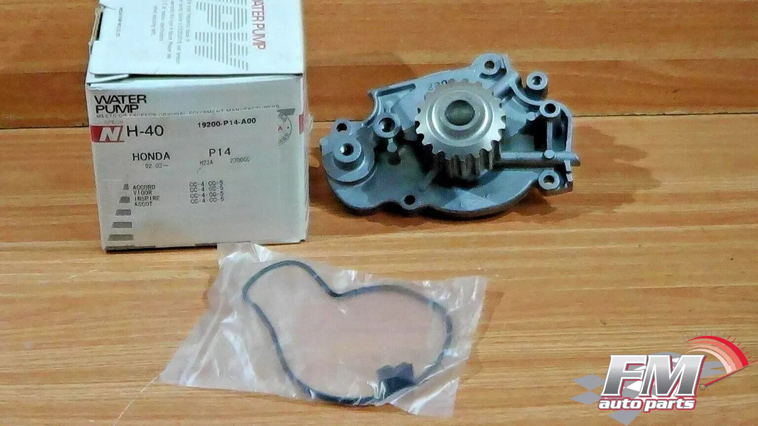 Water Pump fits Honda Accord Inspire Ascot CC4 CC5 CC7 Prelude BB2 H23A engines H-40