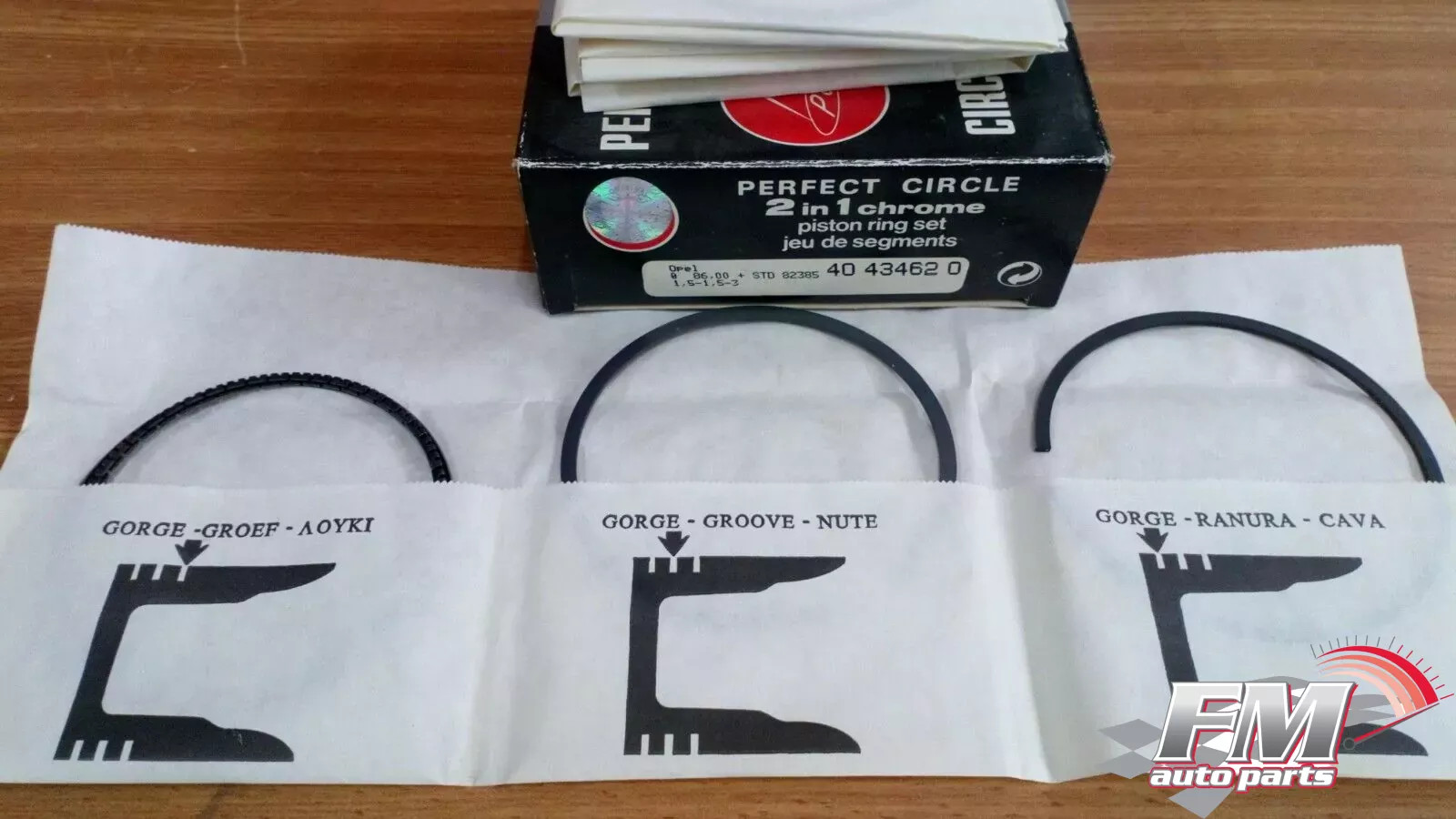 Piston Rings Set fits Opel Vauxhall Calibra Astra F Kadett GSi X20 X22 86mm Bore 40434620 Piston Rings Set fits Opel Vauxhall Calibra Astra F Kadett GSi X20 X22 86mm Bore 40434620