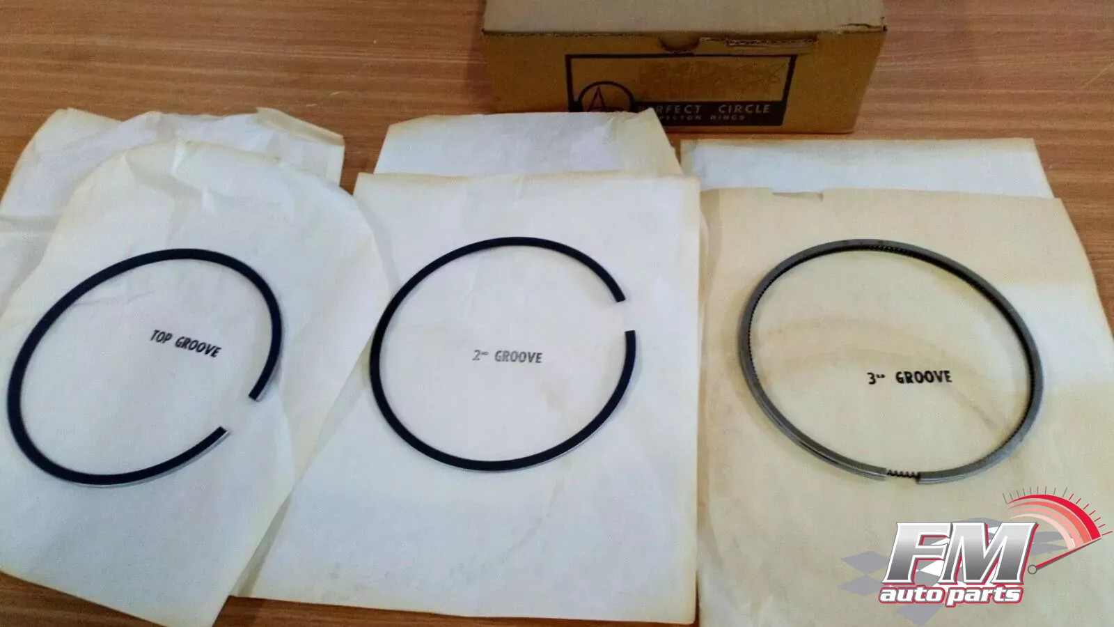 2 Cylinder Piston Rings Set fits Caterpillar D353 G353 F379 D398 G379 G398 PC40538