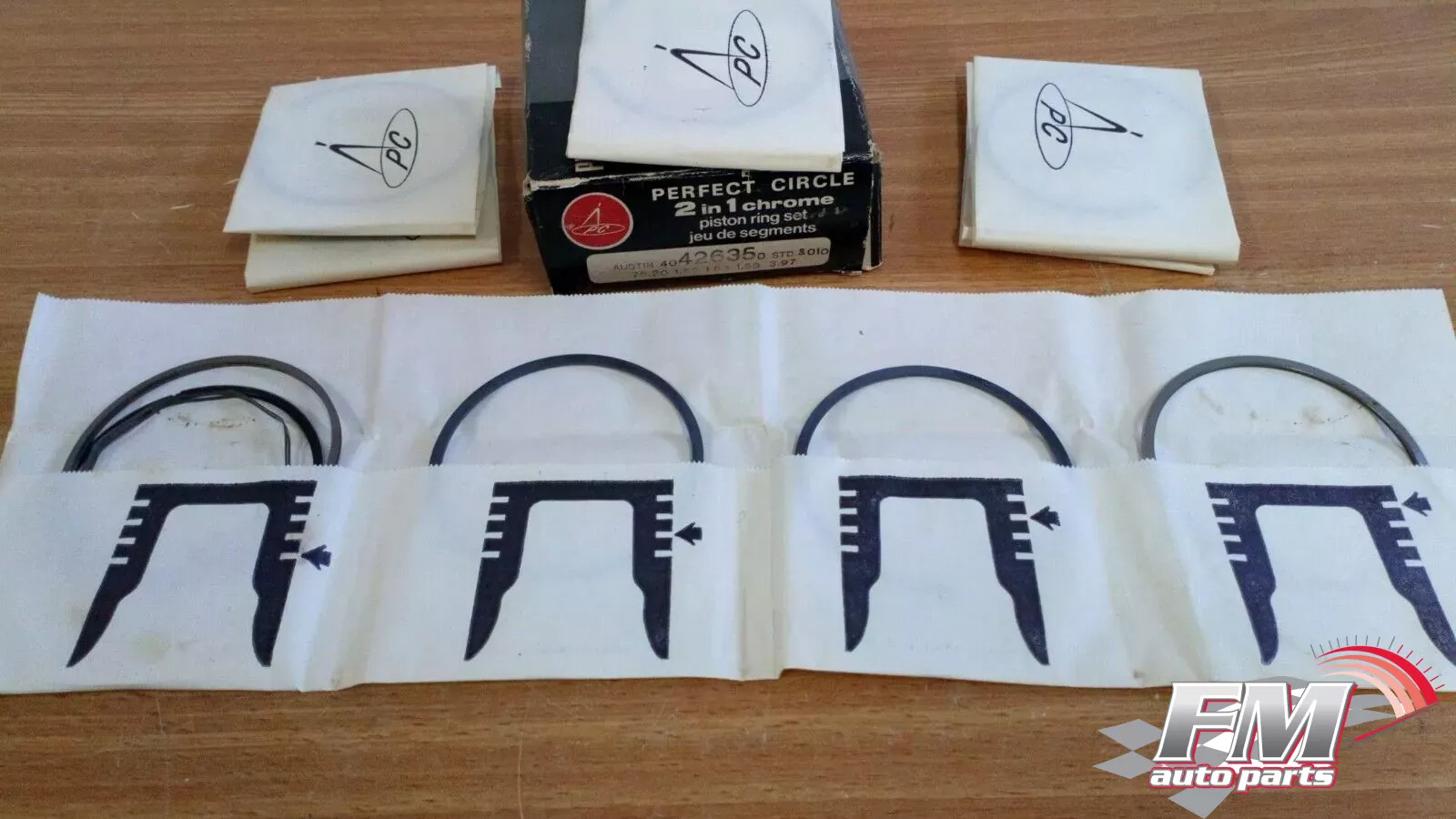 Piston Rings Set fits Austin Allegro Morris 4 Rings per-piston 1500 76.2mm Bore 40426350 Piston Rings Set fits Austin Allegro Morris 4 Rings per-piston 1500 76.2mm Bore 40426350
