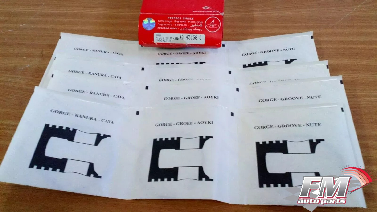 Piston Rings Set fits Opel Kadett D E Ascona 16D 80mm Bore STD 40431580 Piston Rings Set fits Opel Kadett D E Ascona 16D 80mm Bore STD 40431580
