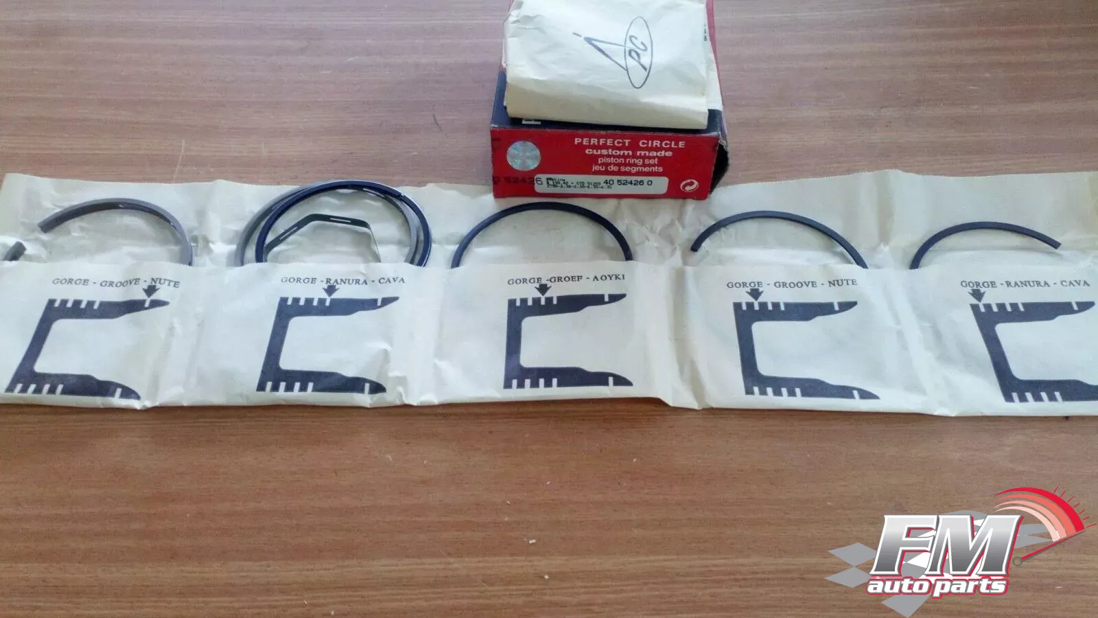 Piston Rings Set fits Perkins 4.236 6.354 98.48mm Bore STD 42300