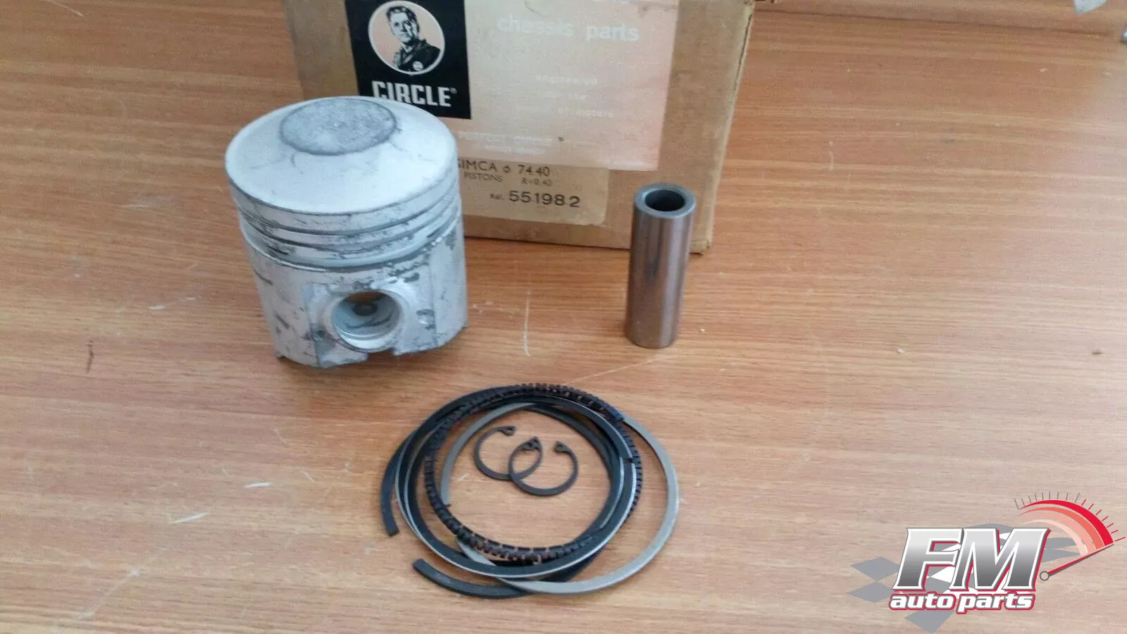 4x Pistons fits Simca 1301 345S/2L 2 1290cc 74.40mm Oversize 551982 4x Pistons fits Simca 1301 345S/2L 2 1290cc 74.40mm Oversize 551982