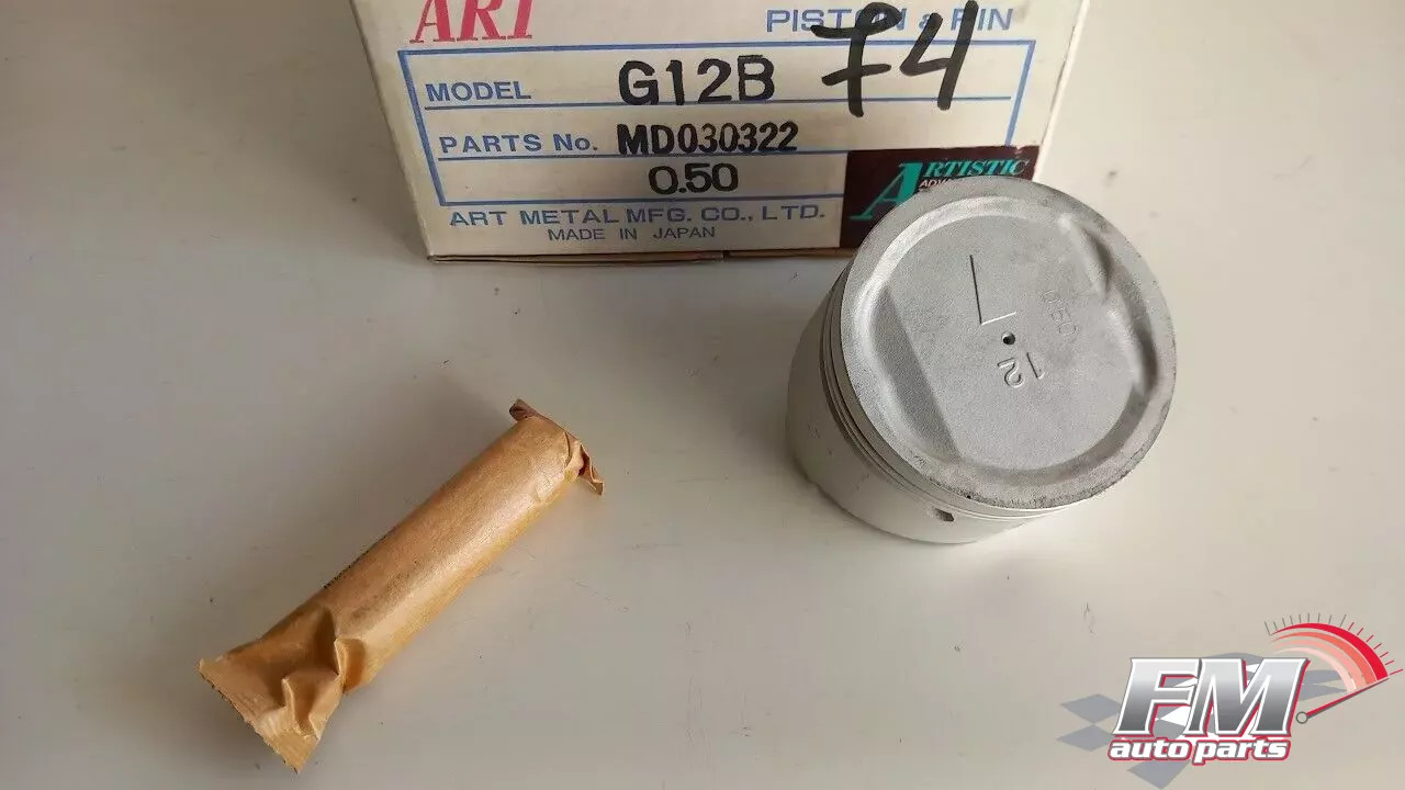 4x Piston fits Mitsubishi G12B engine 74.50mm Bore +0.50mm Oversize 1410cc MD030322/50 4x Piston fits Mitsubishi G12B engine 74.50mm Bore +0.50mm Oversize 1410cc MD030322/50