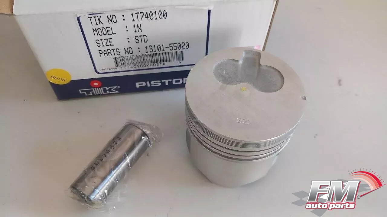 4x Piston fits Toyota 1N Diesel 74mm Bore STD 13101-55020 4x Piston fits Toyota 1N Diesel 74mm Bore STD 13101-55020