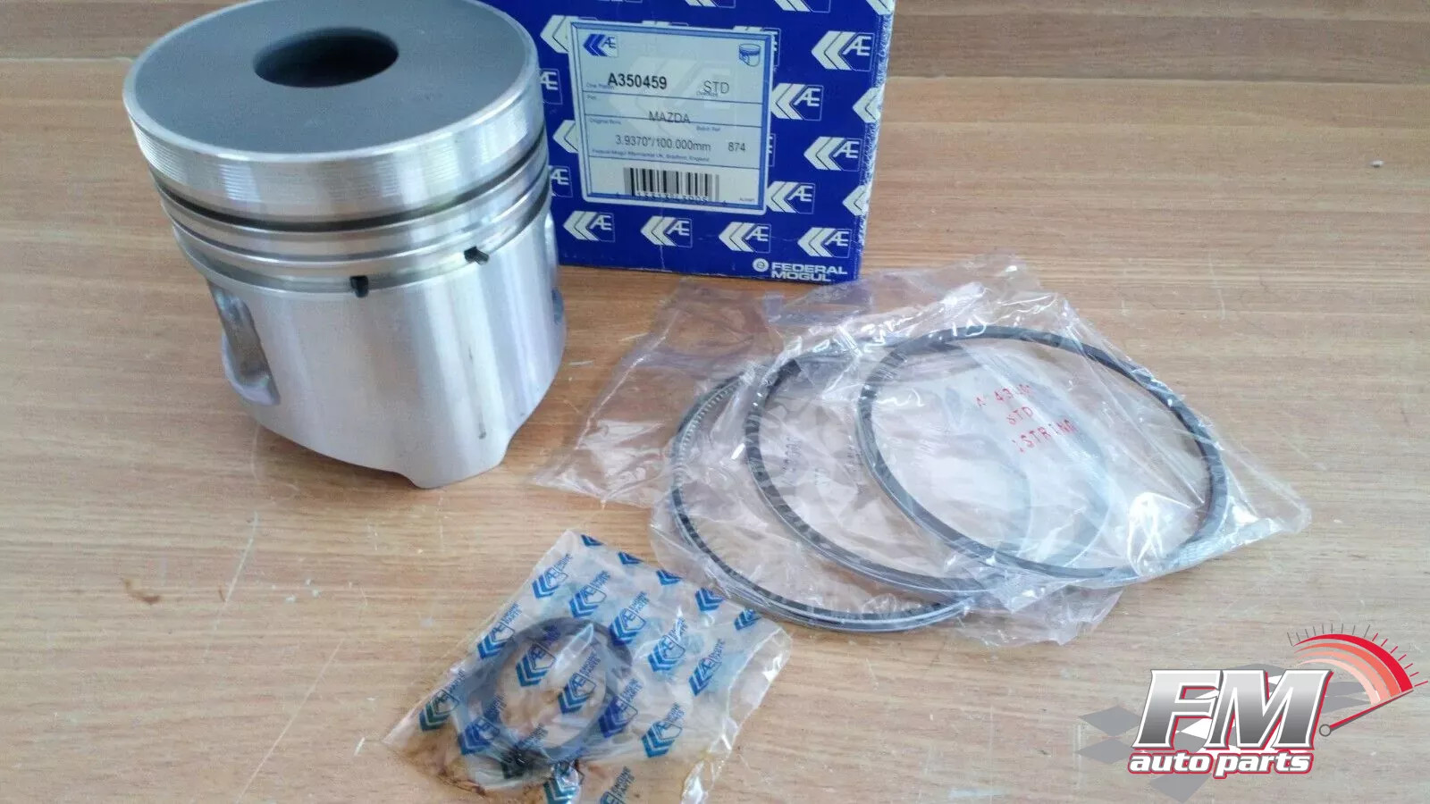 4x Pistons fits Mazda Titan T3500 SL 100mm Bore STD A350459/STD 4x Pistons fits Mazda Titan T3500 SL 100mm Bore STD A350459/STD