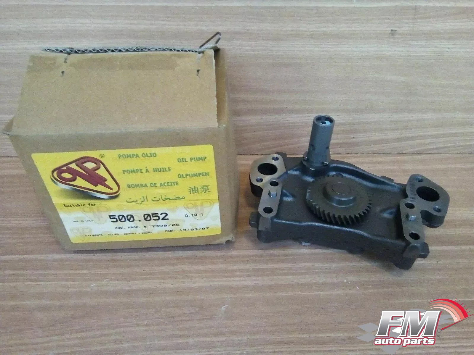 Oil Pump fits Iveco Euro Cargo M 8065 4802609 500-052 Oil Pump fits Iveco Euro Cargo M 8065 4802609 500-052