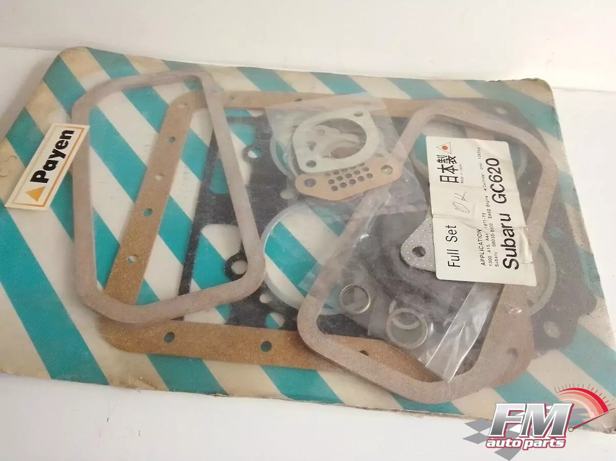 Full Set Gasket kit fits Subaru A15 A44 1300 1267cc EA62 engine GC620