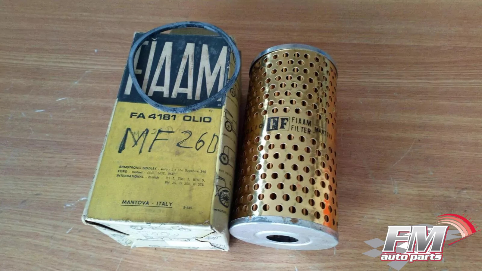 Oil Filter fits Armstrong Siddeley Sapphire 346 Ford 562E 563E 954E FA4181 Oil Filter fits Armstrong Siddeley Sapphire 346 Ford 562E 563E 954E FA4181