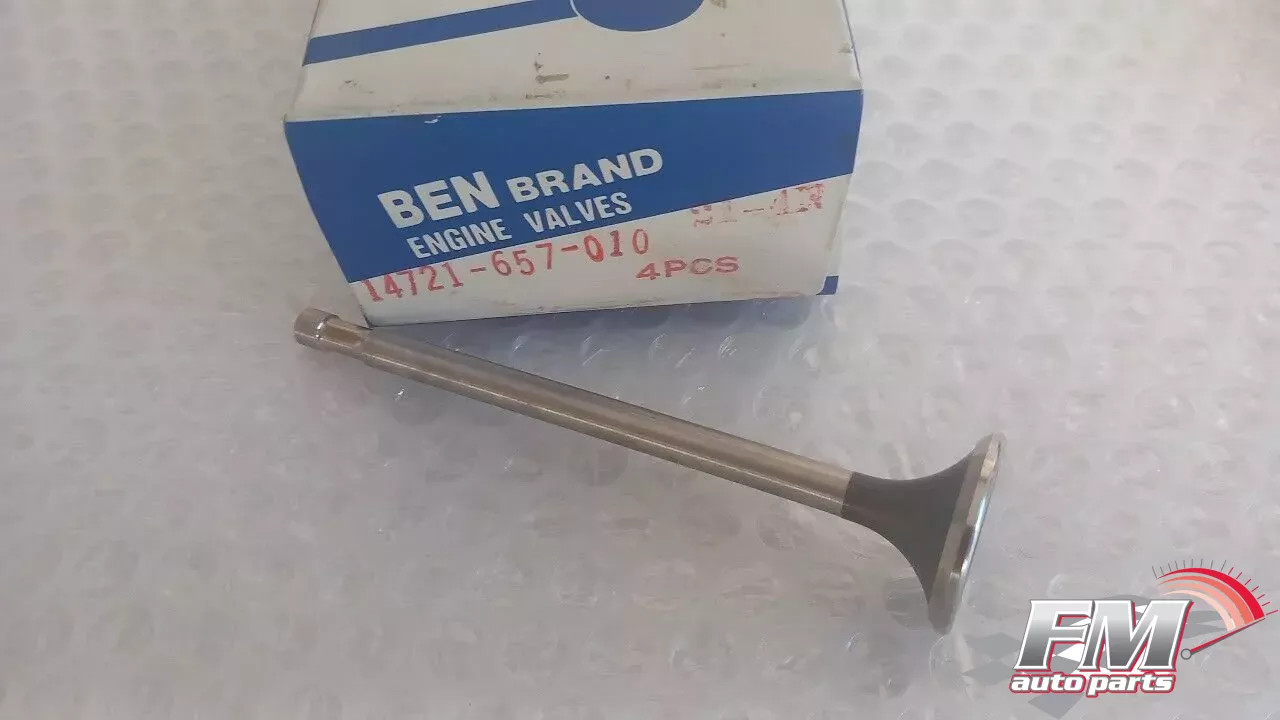 4x Exhaust Valves fits Honda Civic 1500cc EC ED EF EJ engines 14721-657-000 4x Exhaust Valves fits Honda Civic 1500cc EC ED EF EJ engines 14721-657-000