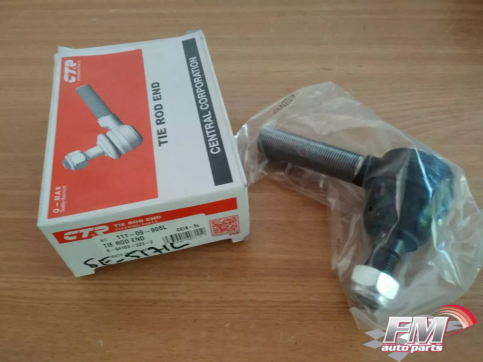 Tie Rod End Outer Left fits Isuzu ELF NHB NKR NKS NPS NPR NPC SE-5171L-CTR Tie Rod End Outer Left fits Isuzu ELF NHB NKR NKS NPS NPR NPC SE-5171L-CTR