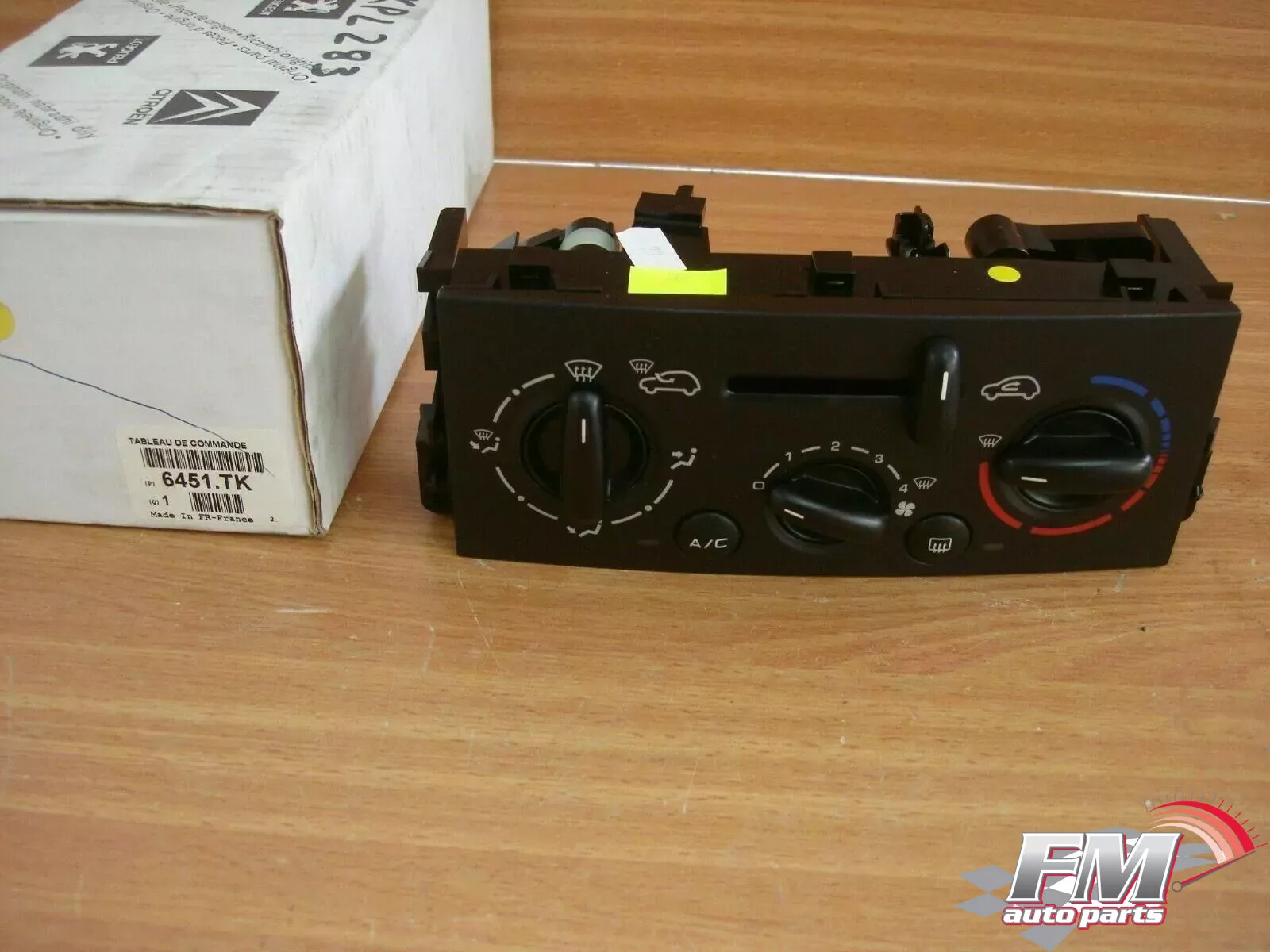 A/C & Heater Control fits Peugeot 207 6451TK Genuine A/C & Heater Control fits Peugeot 207 6451TK Genuine