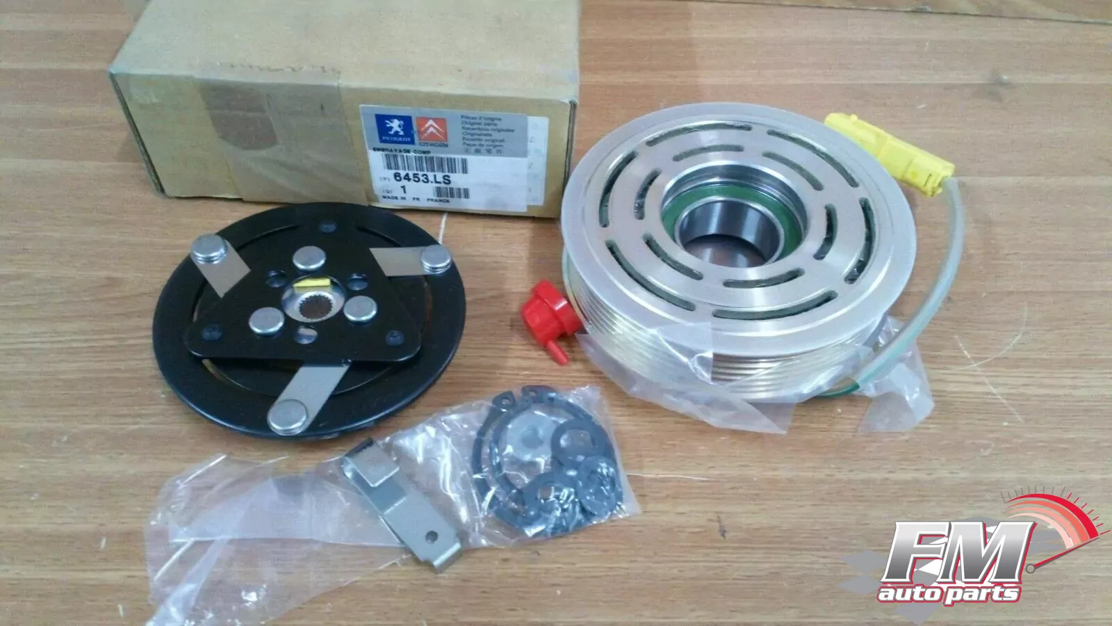 A/C Compressor Clutch fits Peugeot 307 406 607 807 Citroen C5 C8 6453LS Genuine A/C Compressor Clutch fits Peugeot 307 406 607 807 Citroen C5 C8 6453LS Genuine