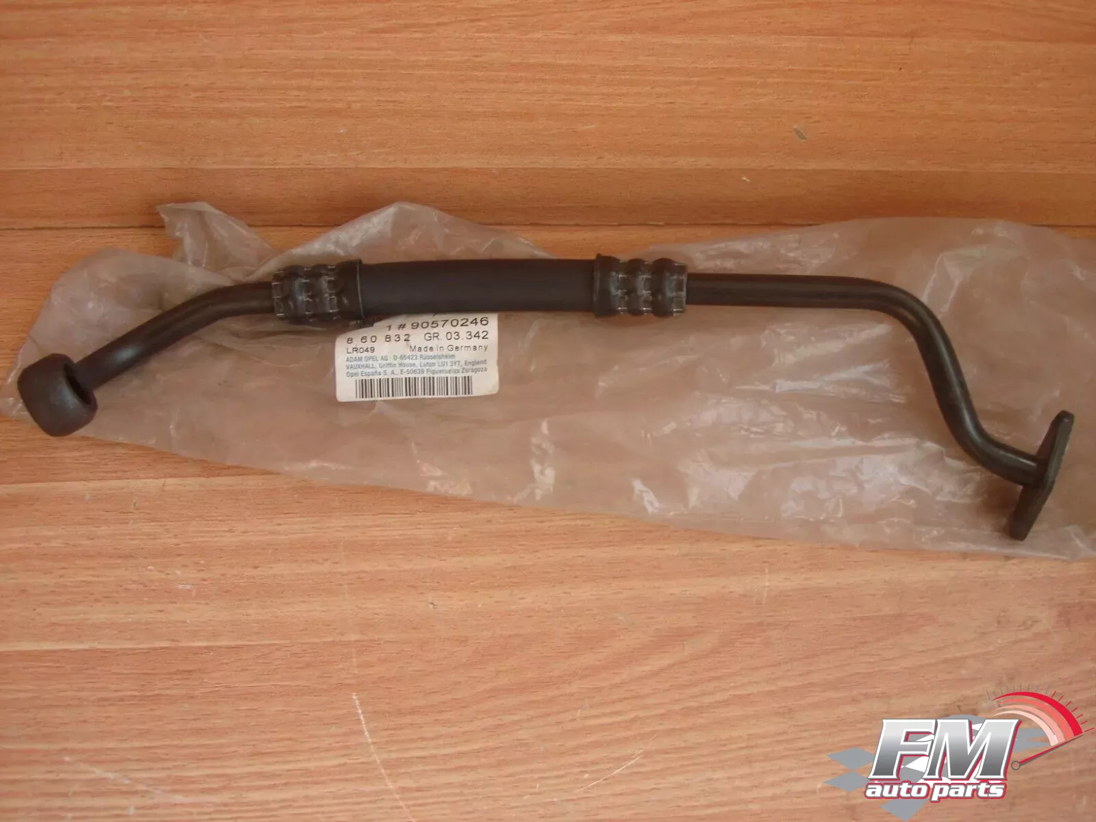Turbo Charger Oil Return Pipe fits Opel Vauxhall Astra F X17DTL 90570246 Genuine Turbo Charger Oil Return Pipe fits Opel Vauxhall Astra F X17DTL 90570246 Genuine