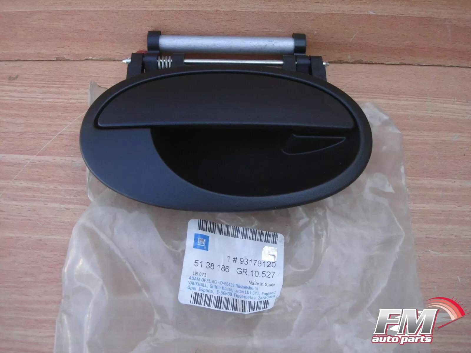 Exterior Door Handle Right Anthracite fits Opel Vauxhall Meriva A Genuine 93178120 Exterior Door Handle Right Anthracite fits Opel Vauxhall Meriva A Genuine 93178120