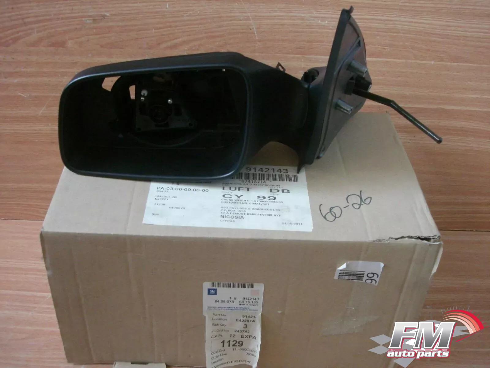 Wing Mirror Left RHD fits Opel Vauxhall Astra G 9142143 Genuine Wing Mirror Left RHD fits Opel Vauxhall Astra G 9142143 Genuine