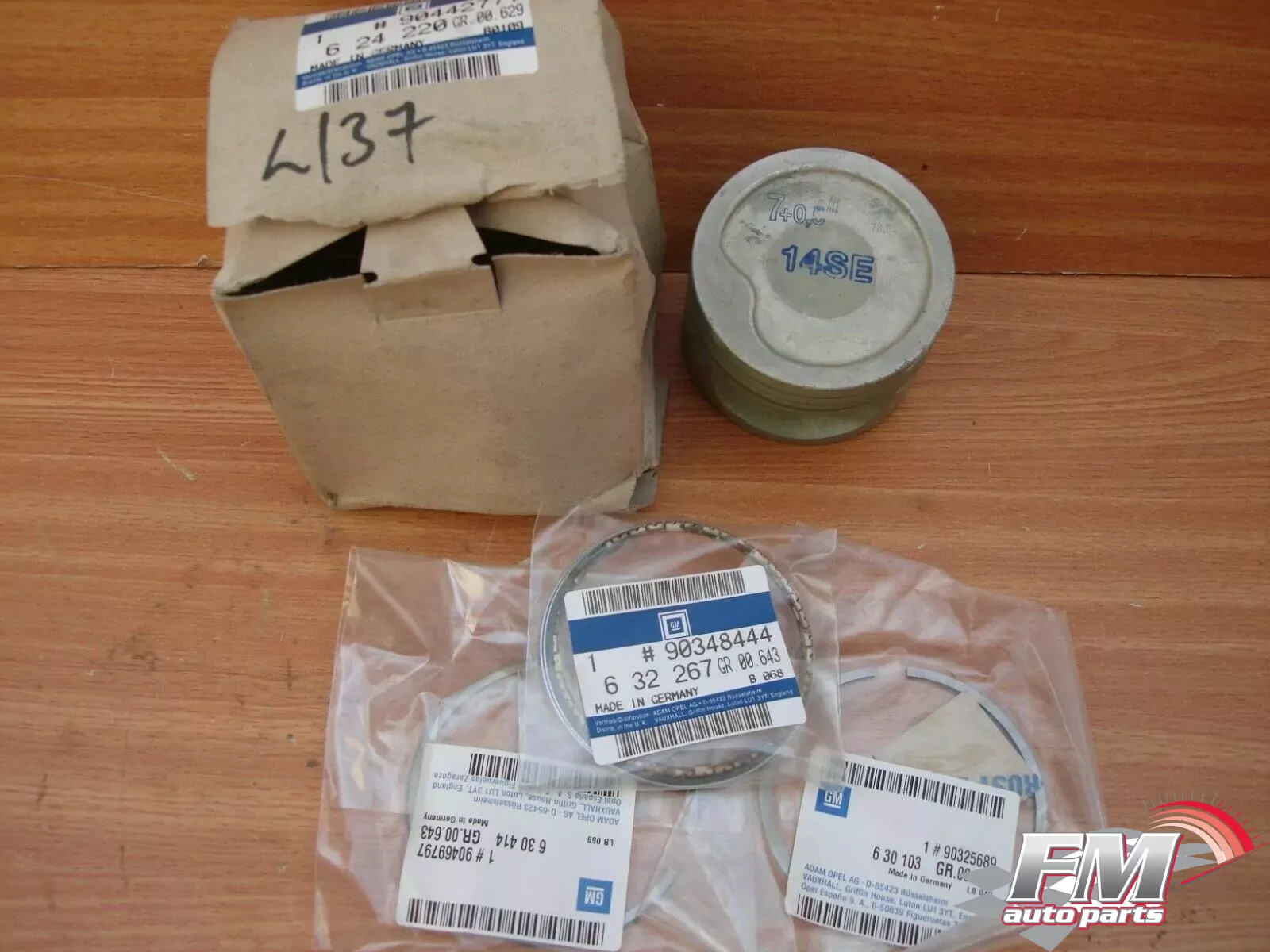 Piston fits Opel Corsa A Tigra Vauxhall Nova Astra F 14SE C14SE +0.50mm 90442771 Piston fits Opel Corsa A Tigra Vauxhall Nova Astra F 14SE C14SE +0.50mm 90442771
