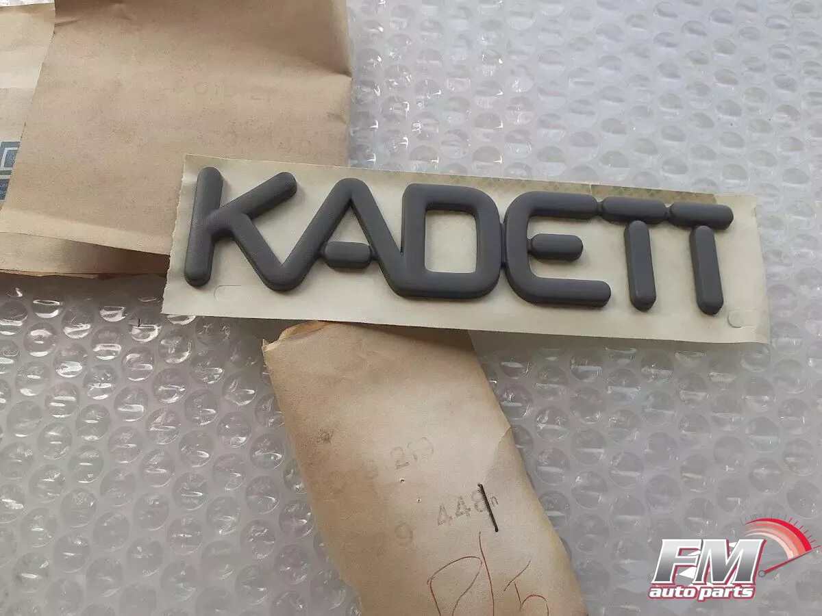 Emblem KADETT fits Opel Kadett E 90191219 Genuine Emblem KADETT fits Opel Kadett E 90191219 Genuine