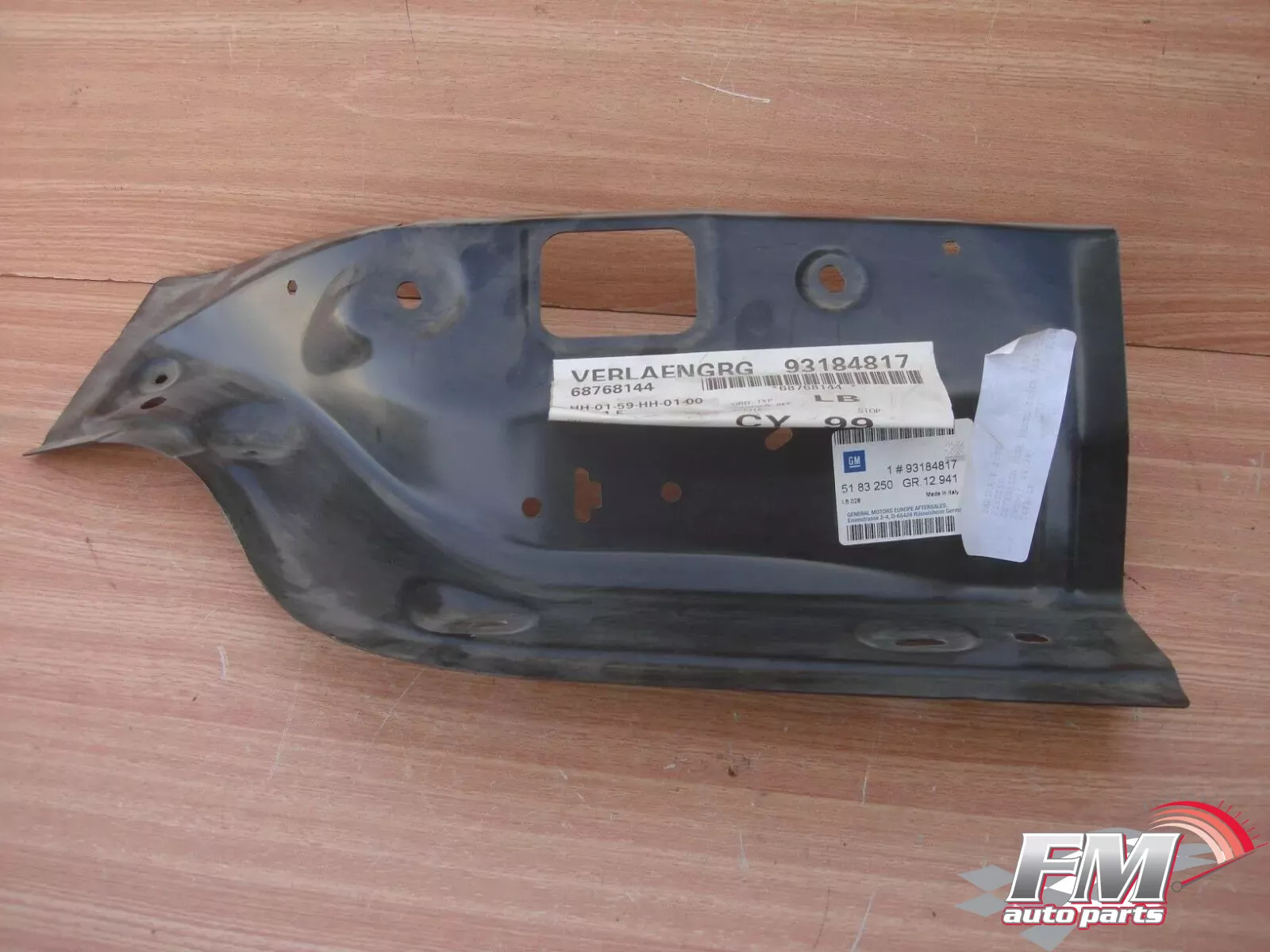 Side Panel Extension Inner Rear Lower Right fits Opel Vauxhall Zafira B 93184817 Side Panel Extension Inner Rear Lower Right fits Opel Vauxhall Zafira B 93184817