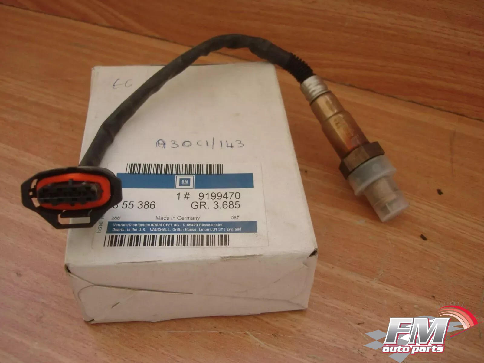 Lambda Sensor fits Opel Vauxhall Corsa C Signum Omega B Vectra C Genuine 9199470 Lambda Sensor fits Opel Vauxhall Corsa C Signum Omega B Vectra C Genuine 9199470