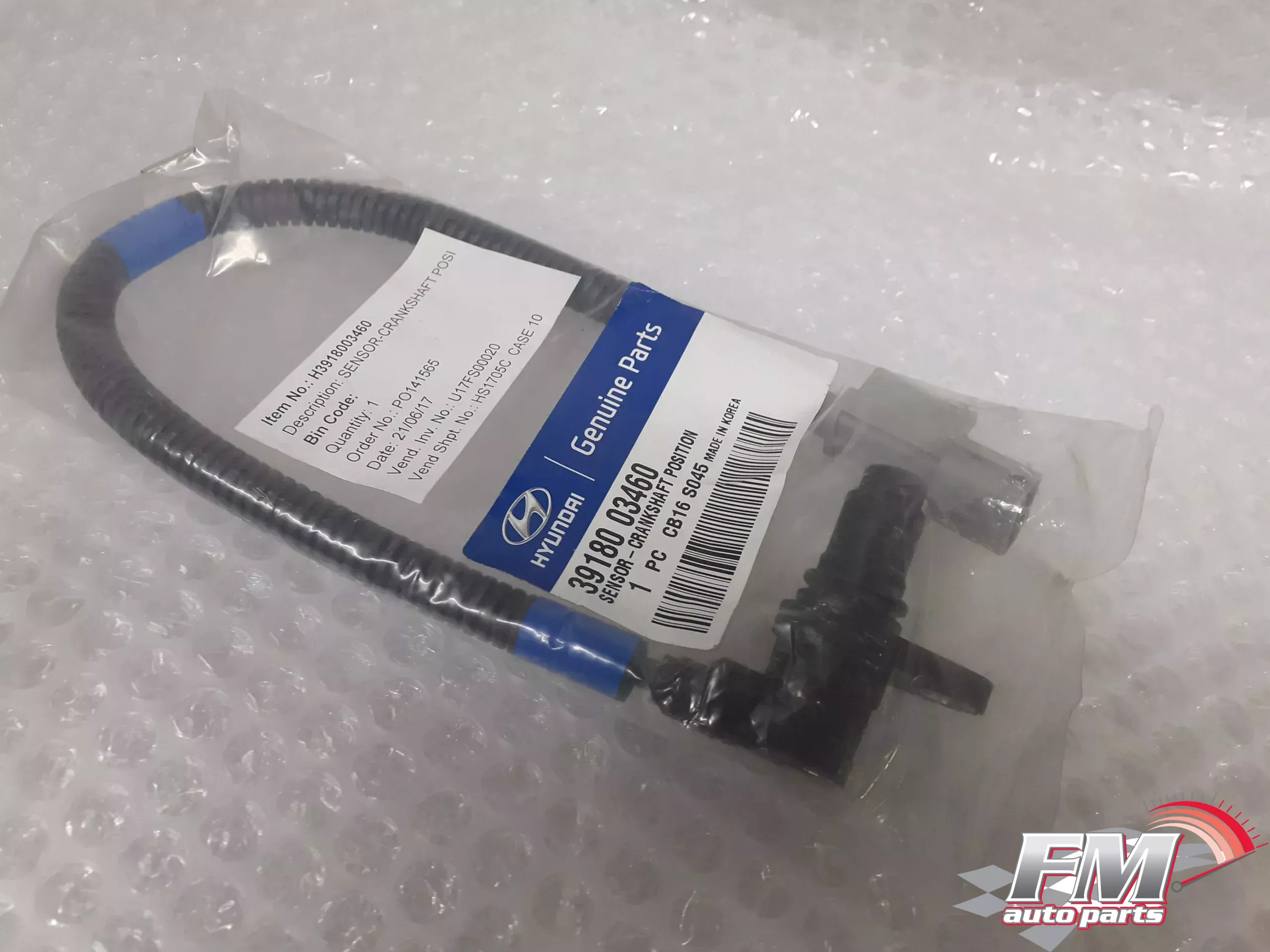 3918003460 Crankshaft Position Sensor fits Hyundai Kia 39180-03460 Genuine 3918003460 Crankshaft Position Sensor fits Hyundai Kia 39180-03460 Genuine
