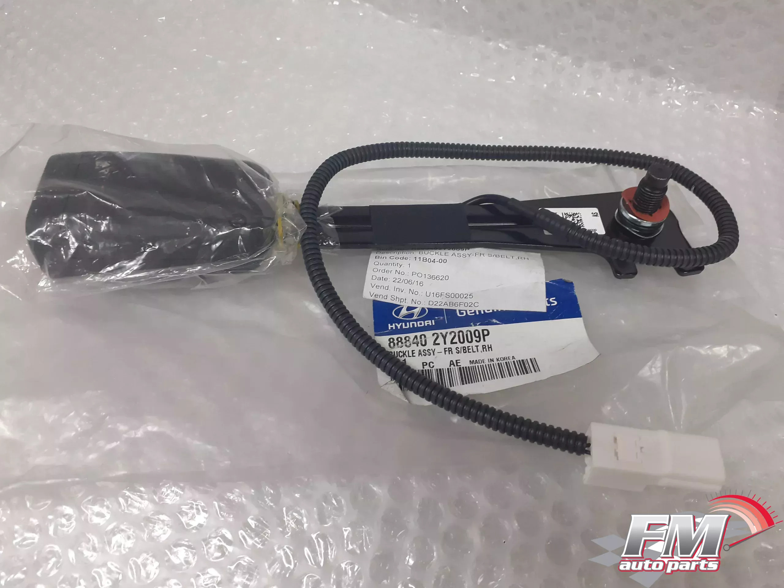 888402Y2009P Front Seat Belt Buckle fits Hyundai Kia 88840-2Y2009P Genuine 888402Y2009P Front Seat Belt Buckle fits Hyundai Kia 88840-2Y2009P Genuine