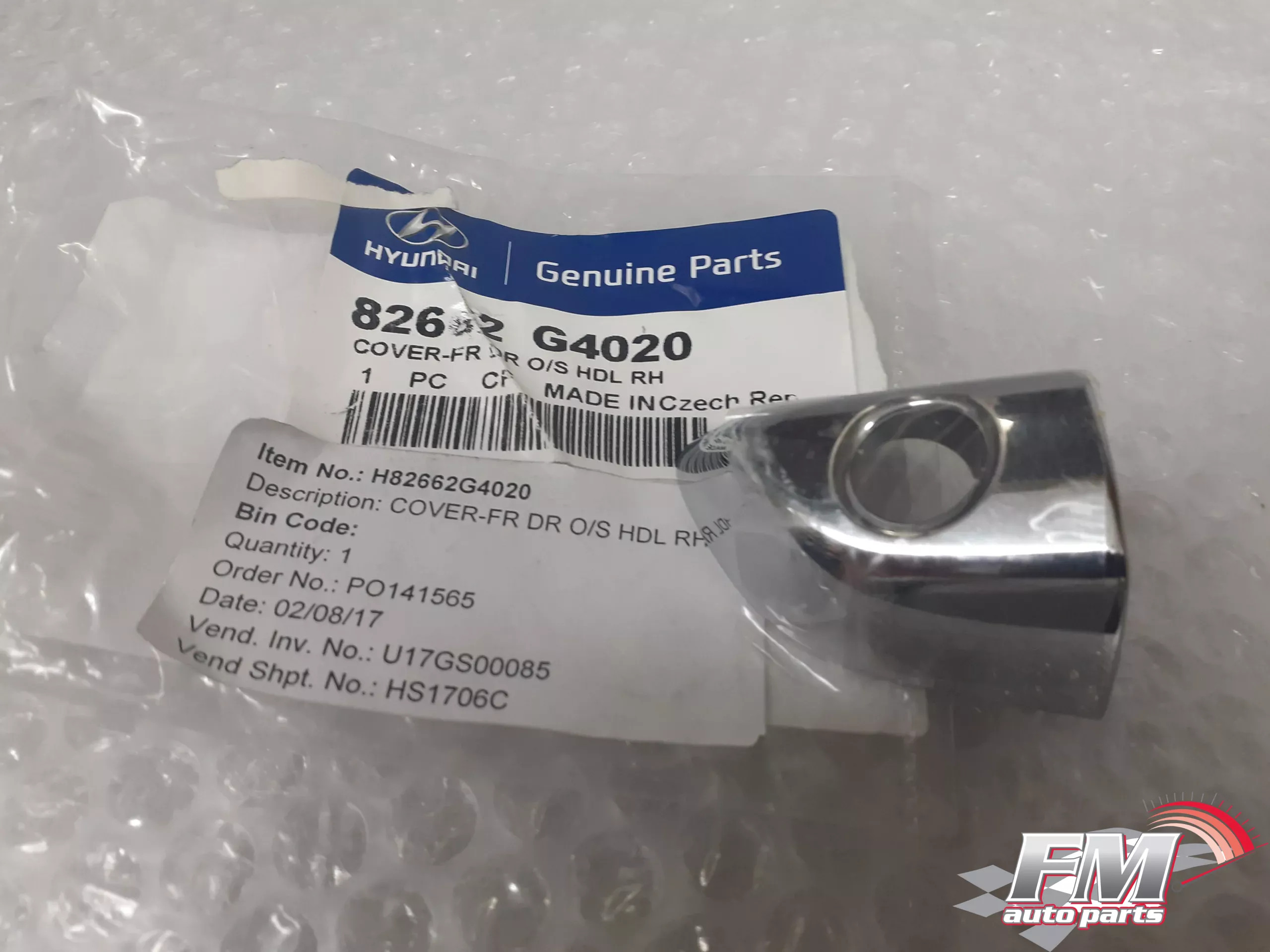82662G4020 Exterior Door Handle Cover Front fits Hyundai Kia 82662-G4020 Genuine 82662G4020 Exterior Door Handle Cover Front fits Hyundai Kia 82662-G4020 Genuine