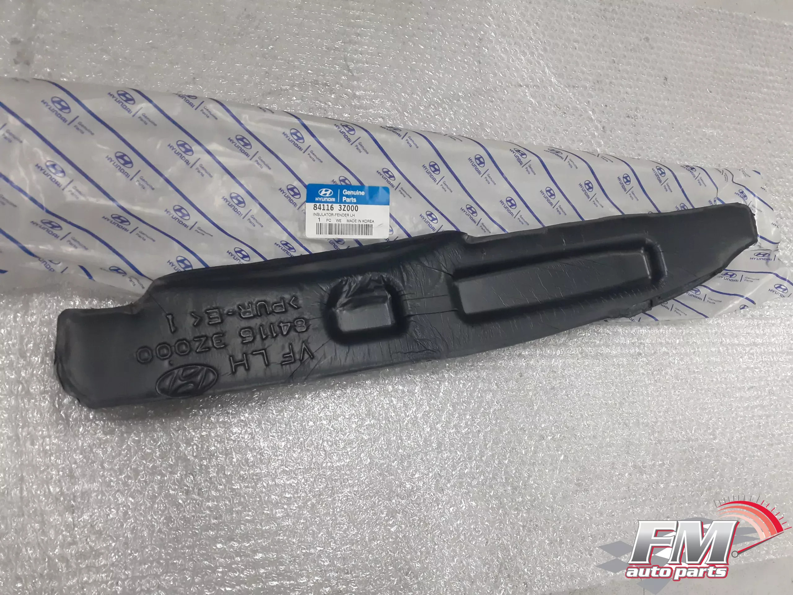 841163Z000 Fender Insulator Front Left fits Hyundai Kia 84116-3Z000 Genuine 841163Z000 Fender Insulator Front Left fits Hyundai Kia 84116-3Z000 Genuine