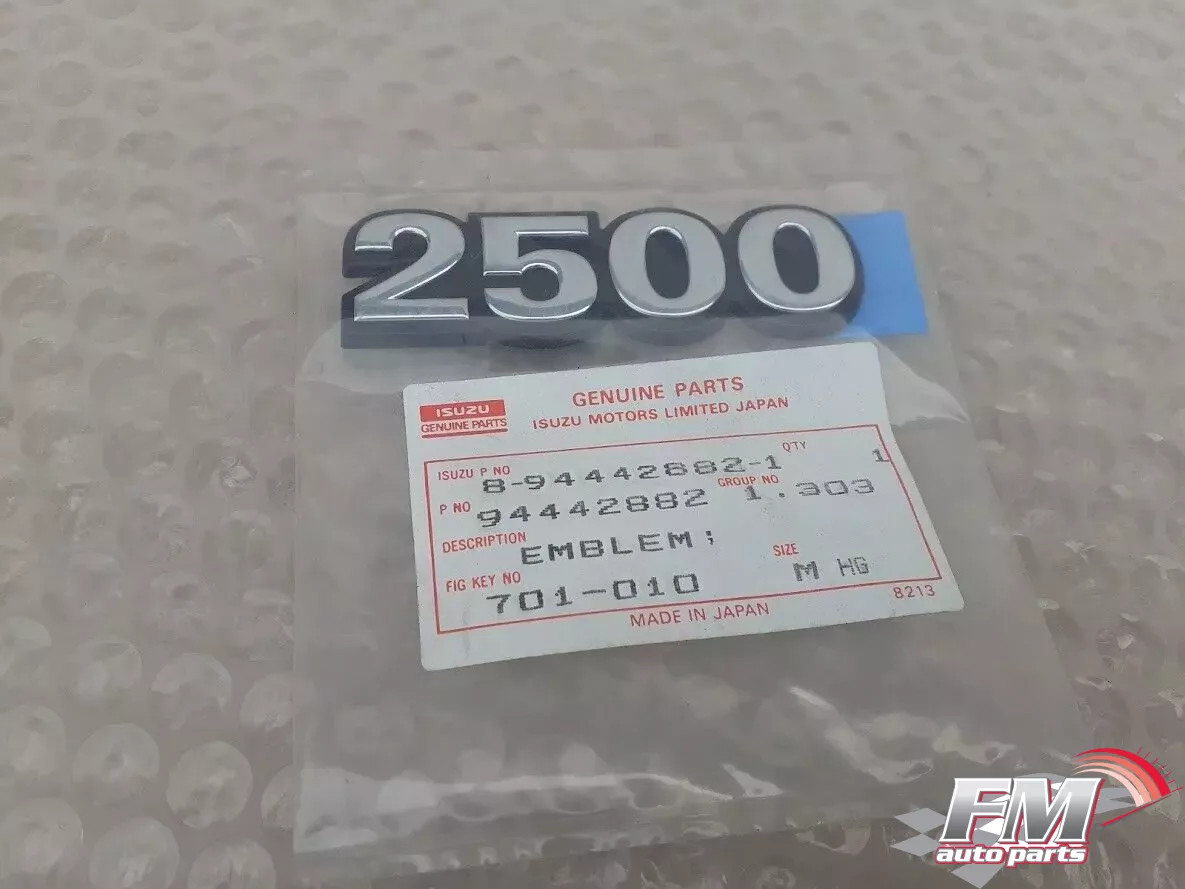 Emblem 2500 fits Isuzu Pickup Chevrolet LUV Opel 8944428821 Genuine Emblem 2500 fits Isuzu Pickup Chevrolet LUV Opel 8944428821 Genuine