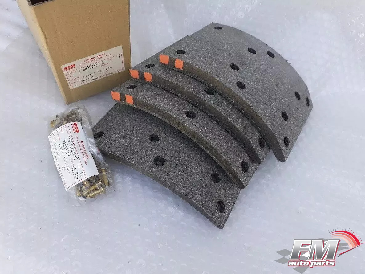 Brake Shoes Lining Set Front fits Isuzu Bus Truck 1883028570 Genuine