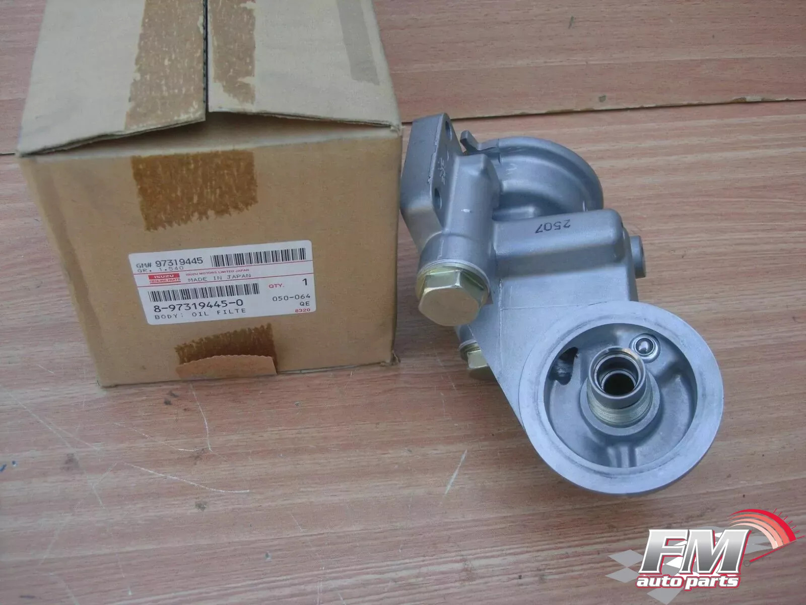 Oil Cooler Filter Base fits Isuzu Pickup Chevrolet LUV Opel Campo 4JA1T Genuine 8973194450 Oil Cooler Filter Base fits Isuzu Pickup Chevrolet LUV Opel Campo 4JA1T Genuine 8973194450
