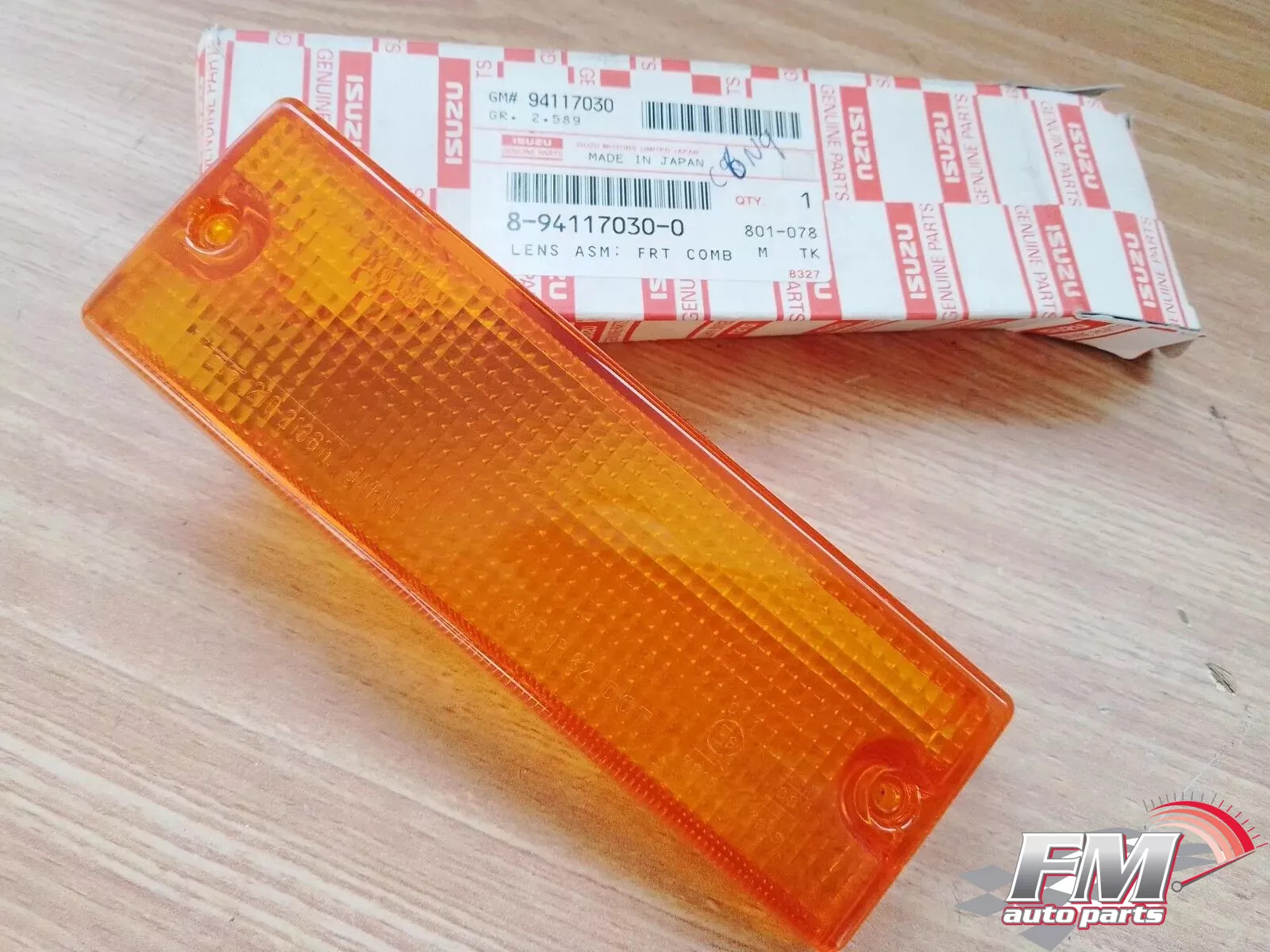 Turn Signal Lens Front Left fits Isuzu Trooper Bighorn MU Honda Passport 8941170300 Turn Signal Lens Front Left fits Isuzu Trooper Bighorn MU Honda Passport 8941170300