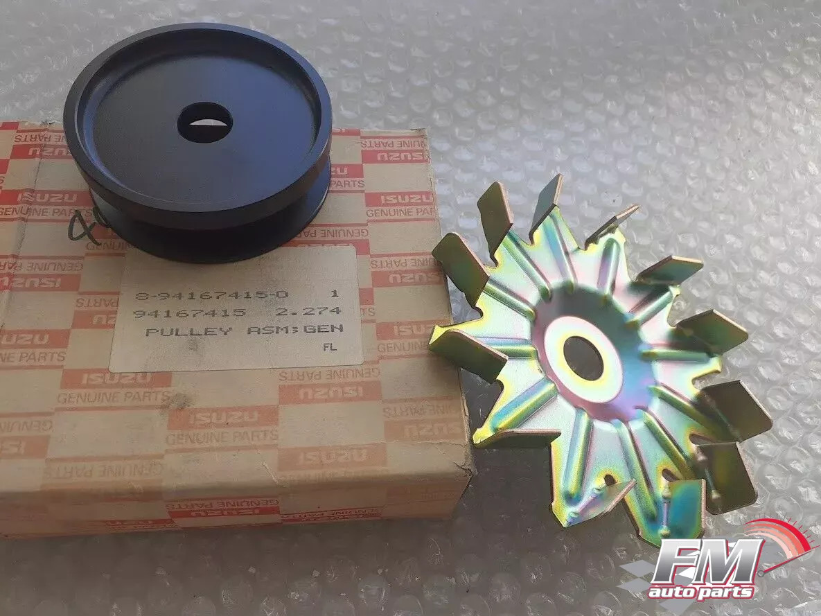 Alternator Pulley & Fan fits Isuzu Pickup Chevrolet LUV Opel Campo 4JA1 4JA1T 8941674150 Alternator Pulley & Fan fits Isuzu Pickup Chevrolet LUV Opel Campo 4JA1 4JA1T 8941674150