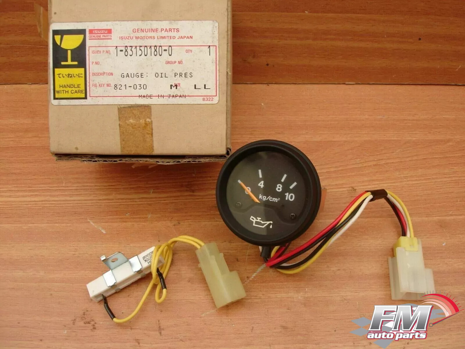 Oil Pressure Gauge fits Isuzu Truck Bus LV CTR CQR Hitachi Excavator Genuine 1831501800 Oil Pressure Gauge fits Isuzu Truck Bus LV CTR CQR Hitachi Excavator Genuine 1831501800