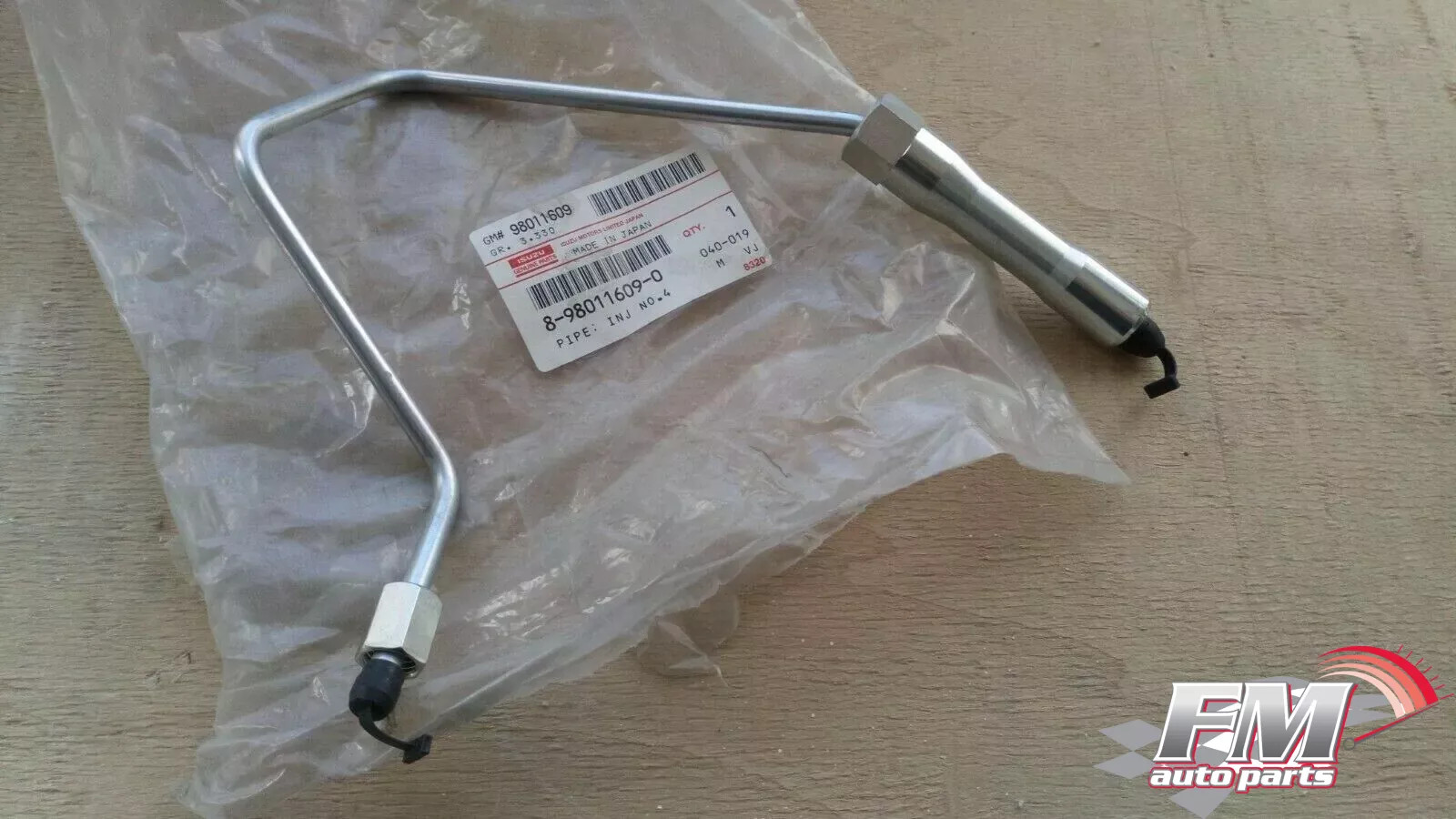 Injection Pipe #4 fits Isuzu Pickup NPR NQR TF 4JJ1 4JK1 4JH1 8980116090 Genuine Injection Pipe #4 fits Isuzu Pickup NPR NQR TF 4JJ1 4JK1 4JH1 8980116090 Genuine