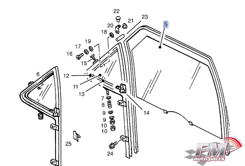 Door Window Front Right fits Isuzu Pickup TF Chevrolet LUV Opel Campo 8971231991 Door Window Front Right fits Isuzu Pickup TF Chevrolet LUV Opel Campo 8971231991