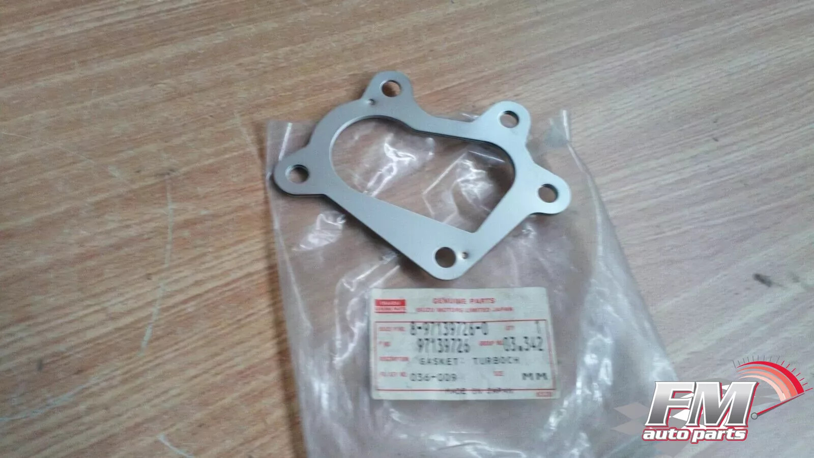 Turbo Gasket to Exhaust fits Isuzu Chevrolet Opel 4JA1T 8971397260 Genuine Turbo Gasket to Exhaust fits Isuzu Chevrolet Opel 4JA1T 8971397260 Genuine